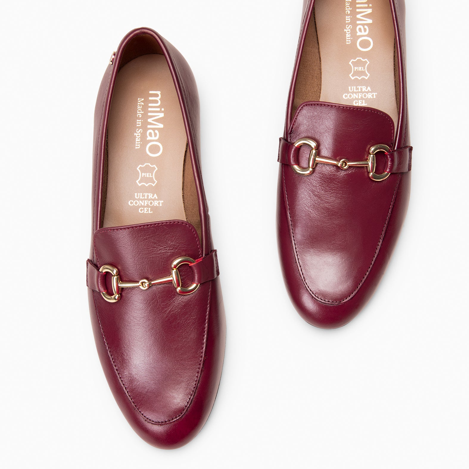ELOISE - Mocasines planos con adorno BURDEOS - miMaO ®
