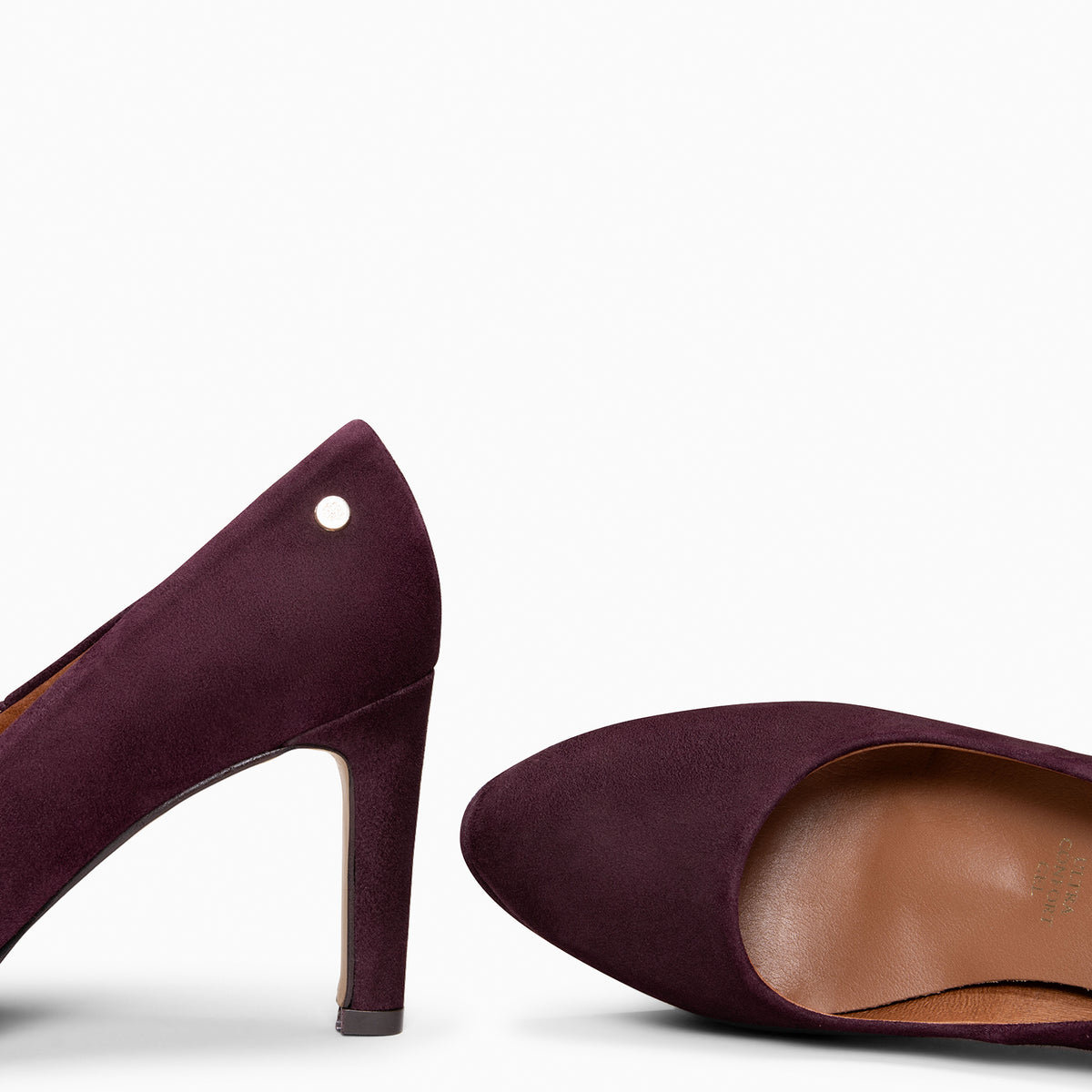 PLATAFORMA - Zapatos de tacón alto y plataforma CIRUELA
