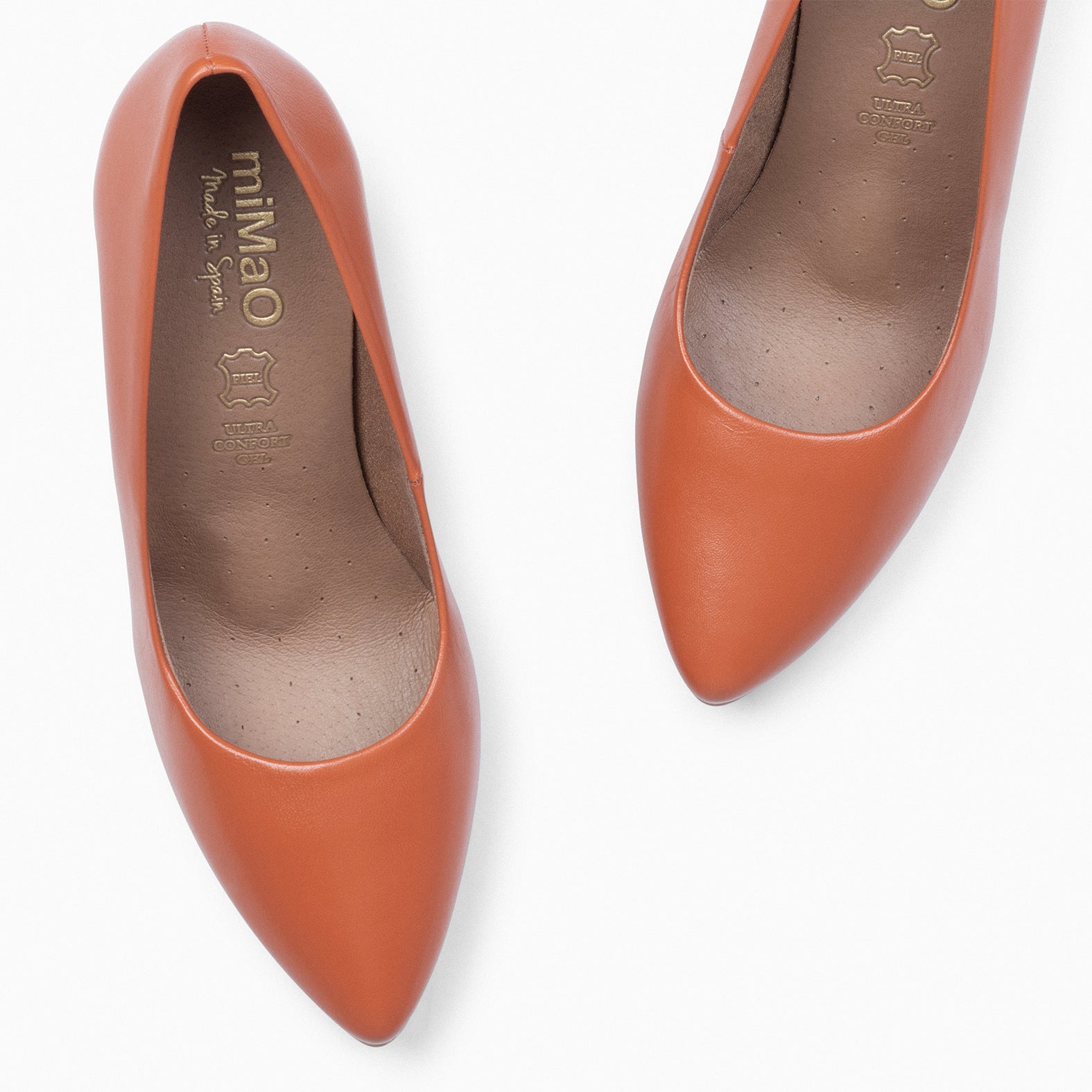 URBAN SALON - Zapatos de tacón alto en napa NARANJA - miMaO ®