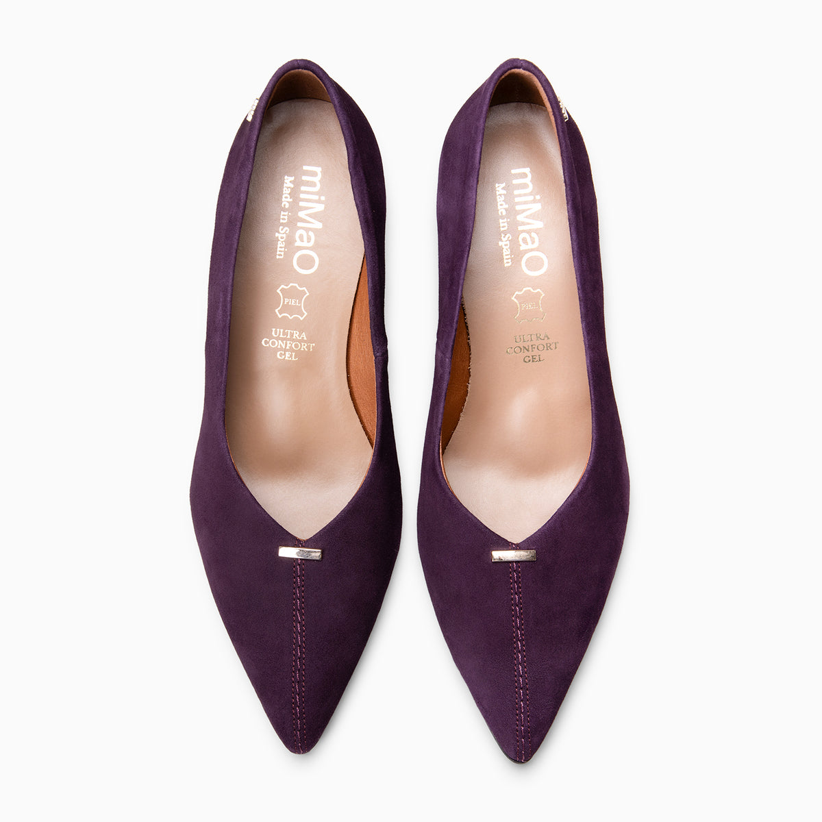 BERTA - Zapatos de tacón kitten MORADO