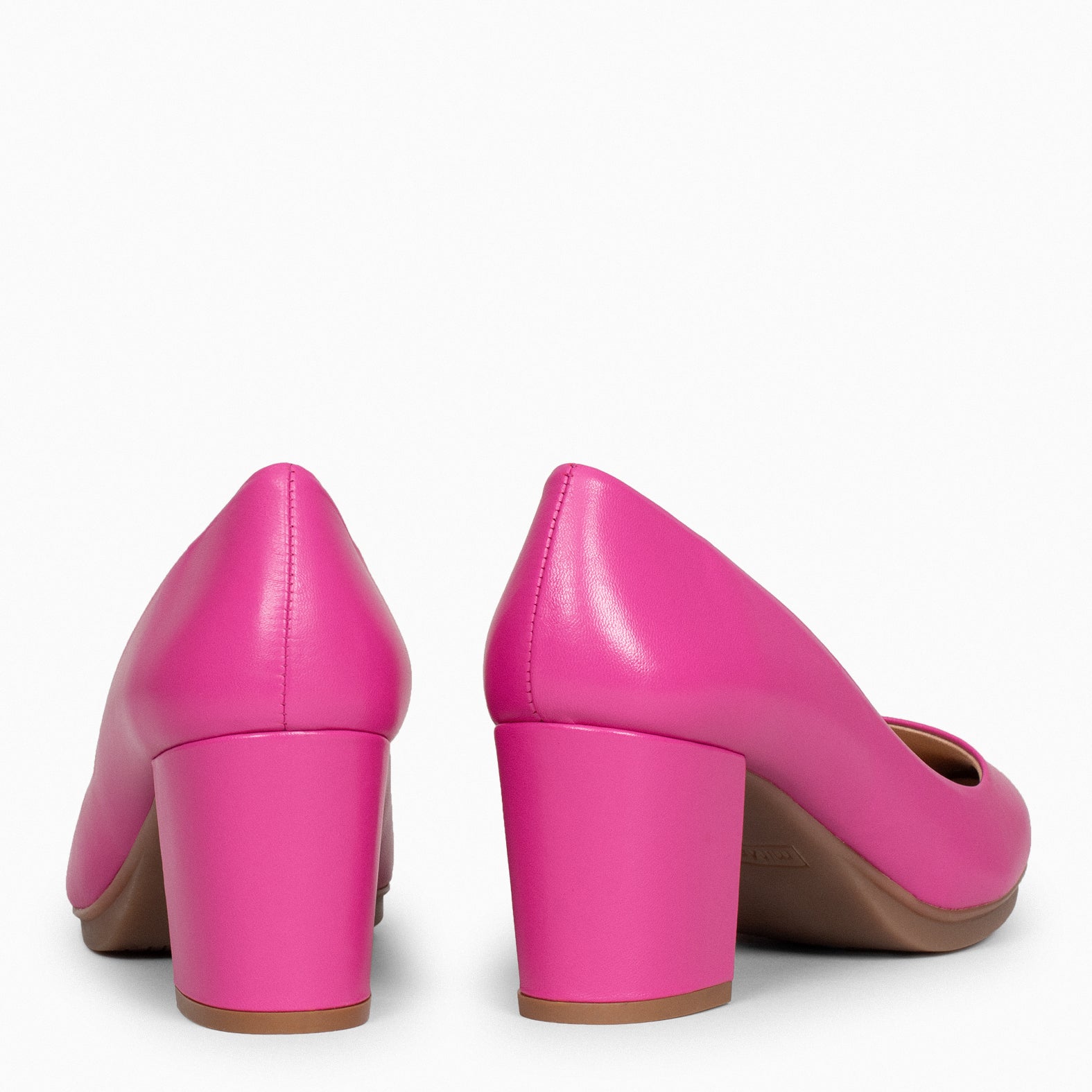URBAN S SALÓN - Zapatos de tacón medio de napa FUCSIA - miMaO ®