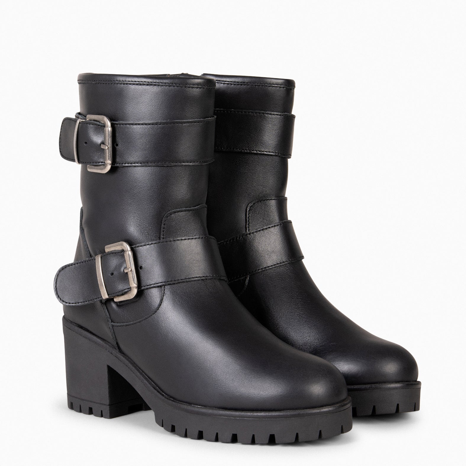 JANET – Botas biker de mujer NEGRO - miMaO ®