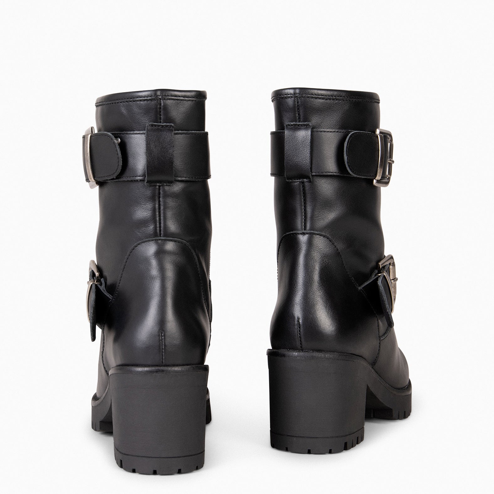 JANET – Botas biker de mujer NEGRO - miMaO ®