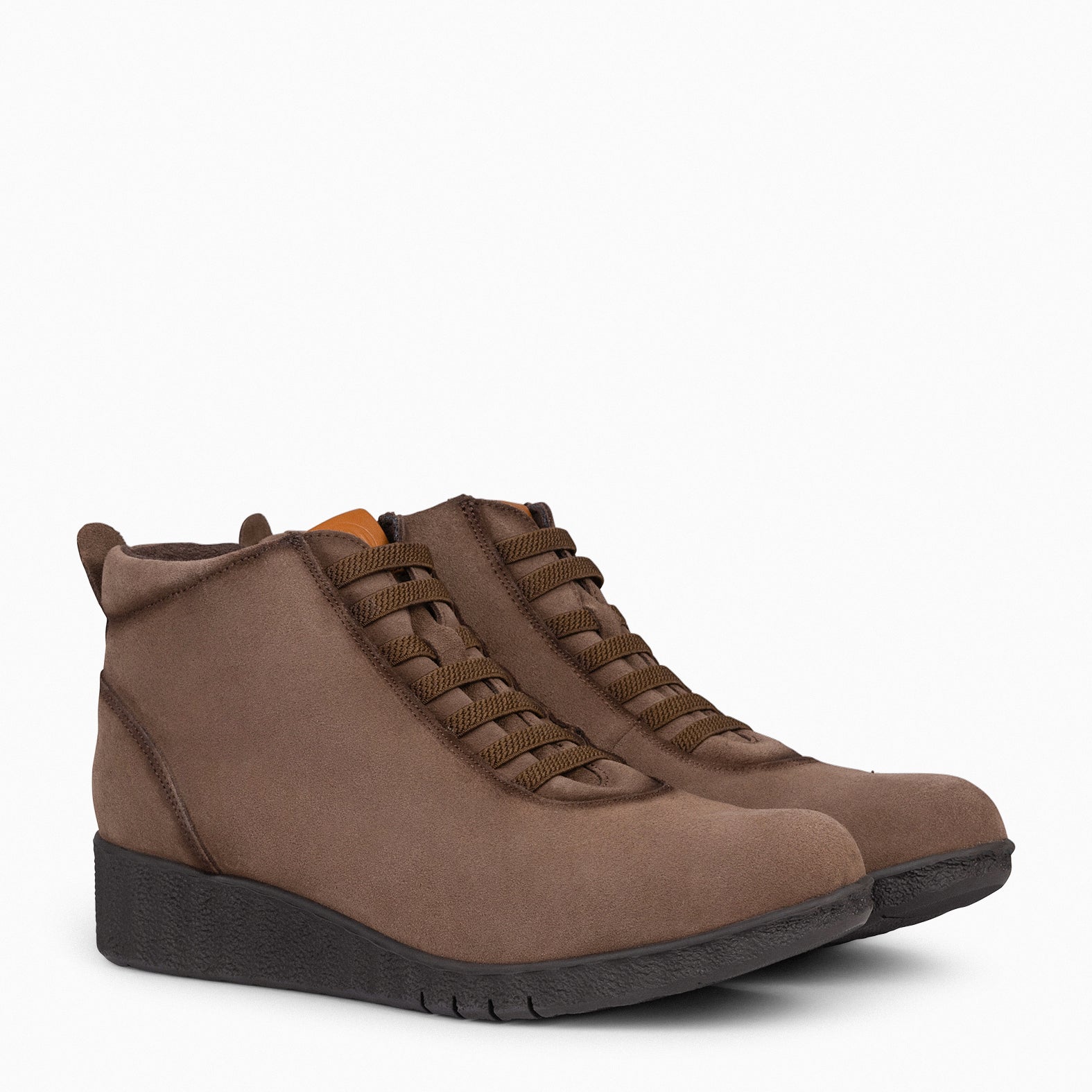 FLEXY - Zapatillas TAUPE abotinadas - miMaO ®