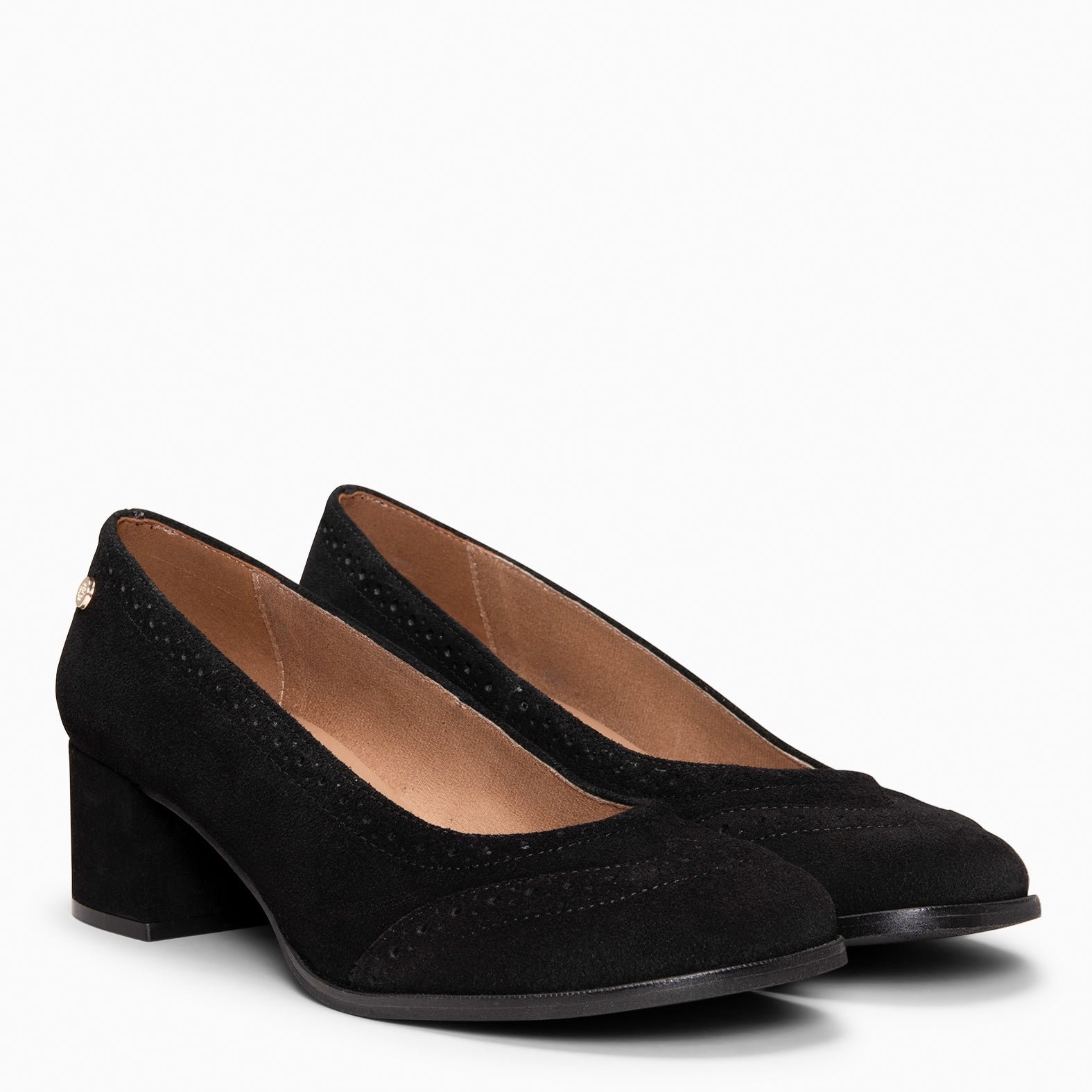 EDEN - Zapatos de tacón ancho baresoft NEGRO - miMaO ®