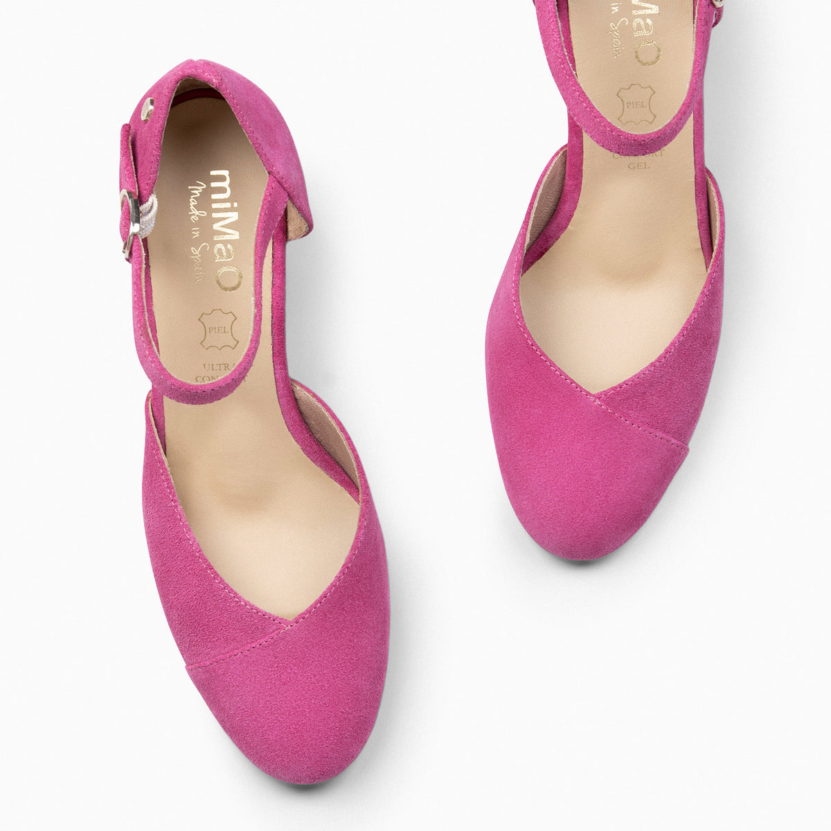 ISI - Zapatos de Mujer Abiertos con pulsera FUCSIA