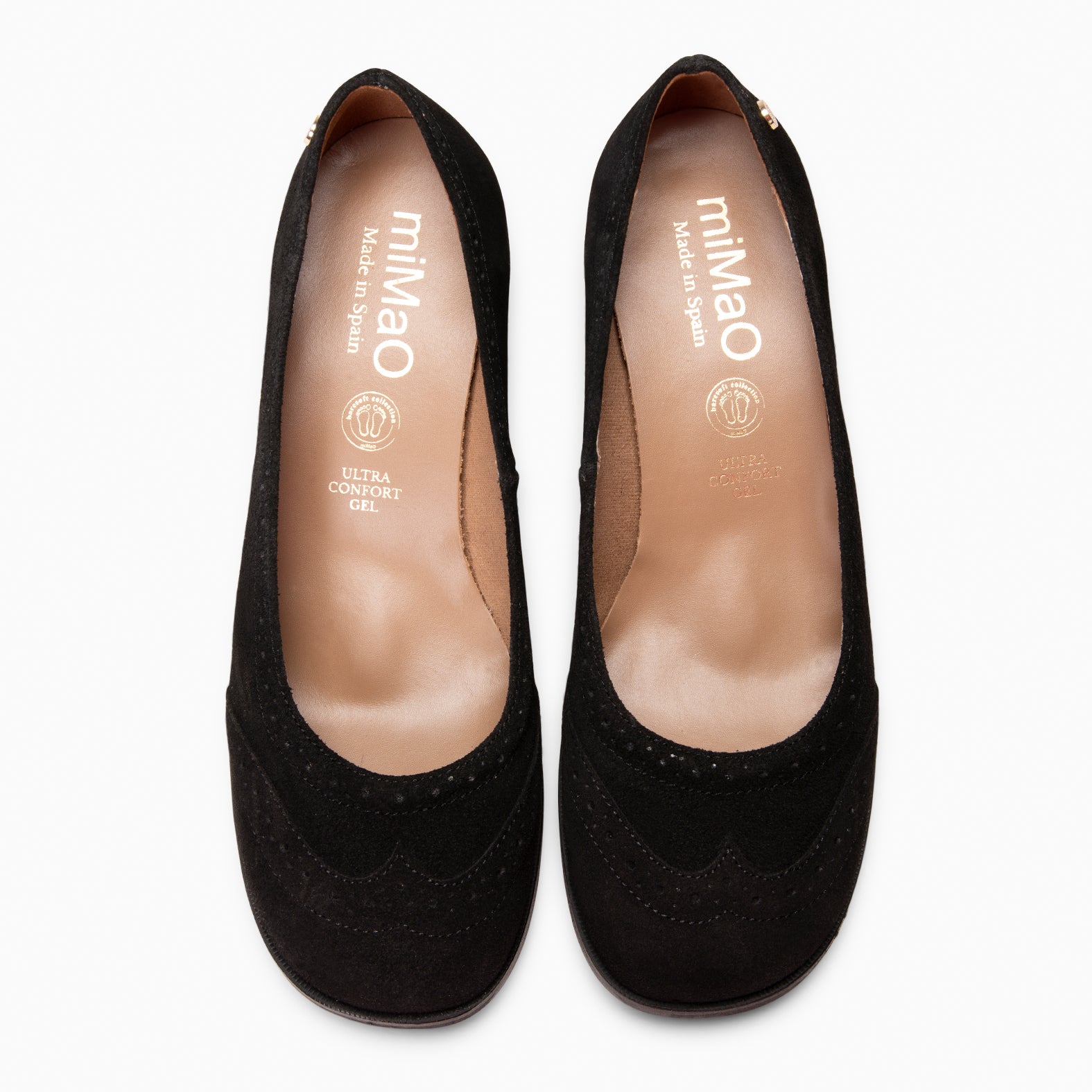 EDEN - Zapatos de tacón ancho baresoft NEGRO - miMaO ®
