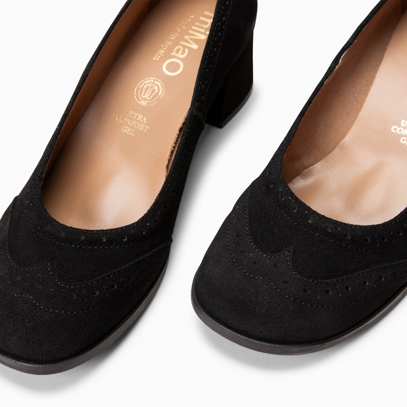 EDEN - Zapatos de tacón ancho baresoft NEGRO - miMaO ®