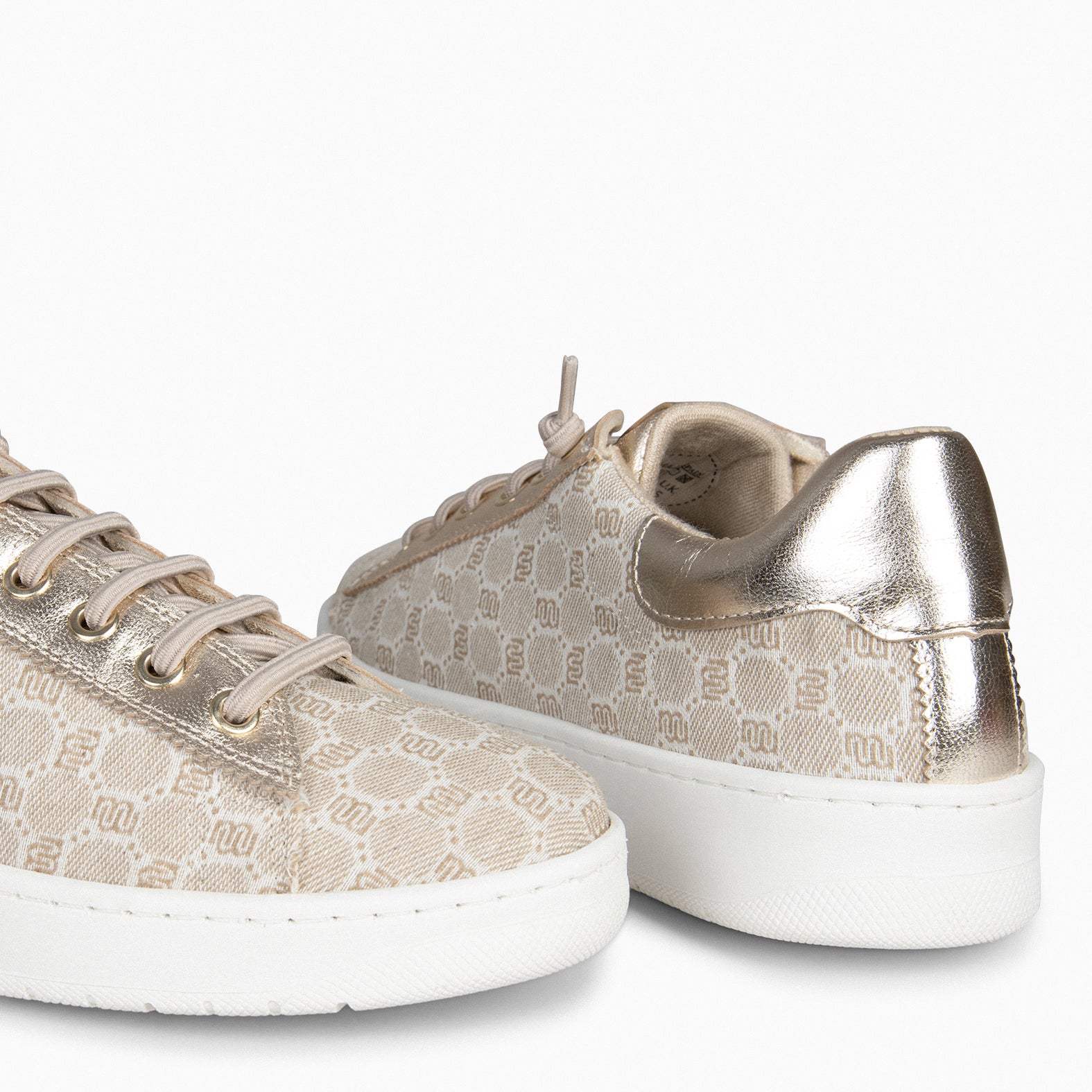 TOULOUSE - Zapatillas cordones elásticos BEIGE