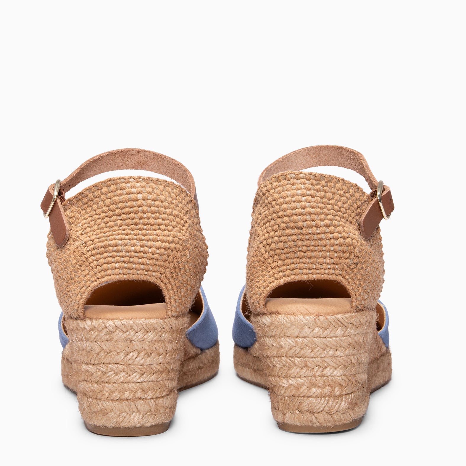 ALTEA - Cuñas de esparto bajas JEANS