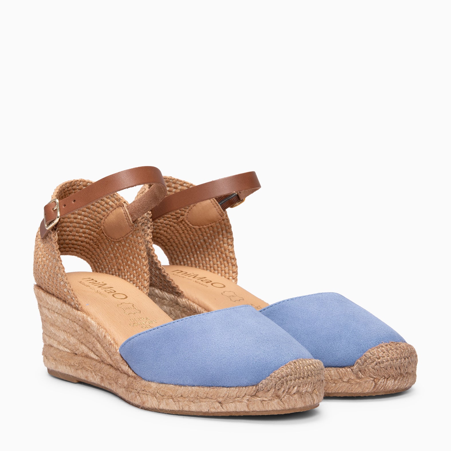 ALTEA - Cuñas de esparto bajas JEANS