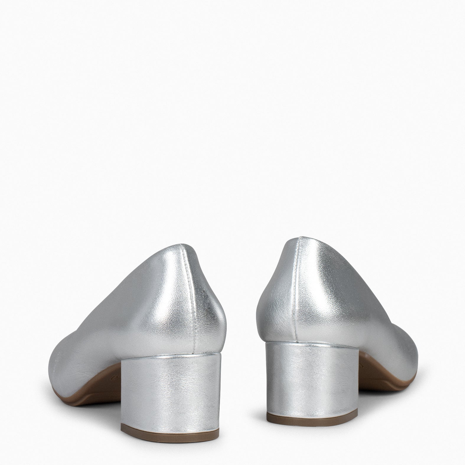 URBAN REDONDO SPLASH - Zapatos de tacón bajo PLATA - miMaO ®