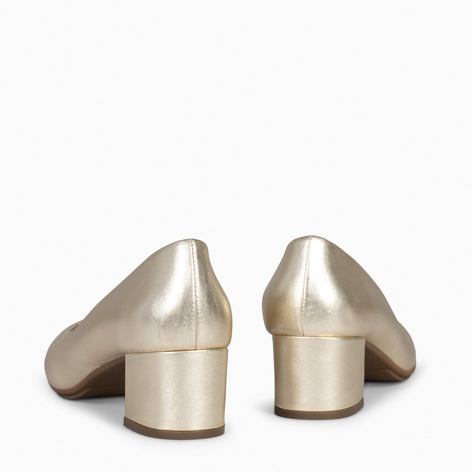 URBAN REDONDO SPLASH - Zapatos de tacón bajo PLATINO - miMaO ®