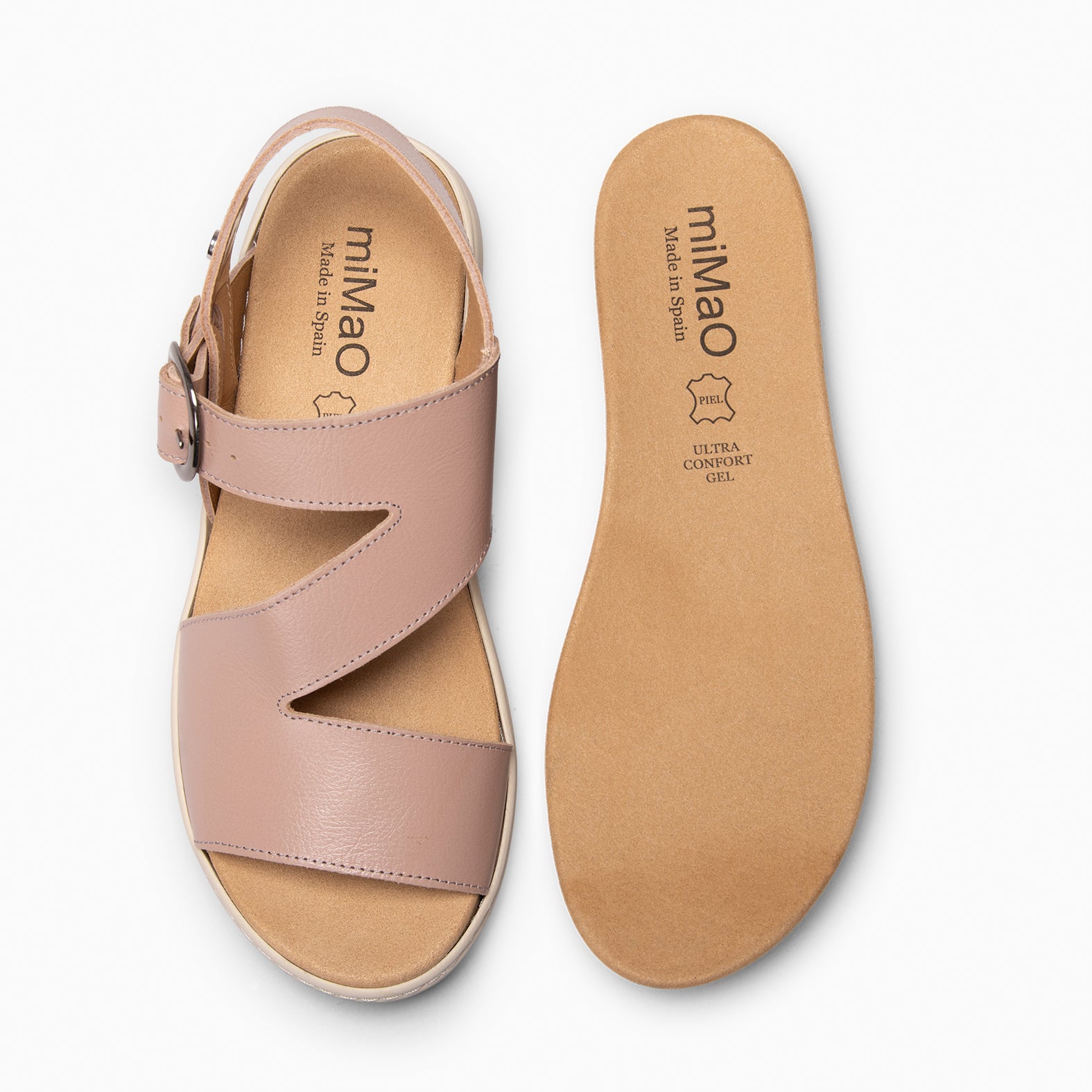 NATURA - Sandalias con plantilla Extraíble ROSA CLARO
