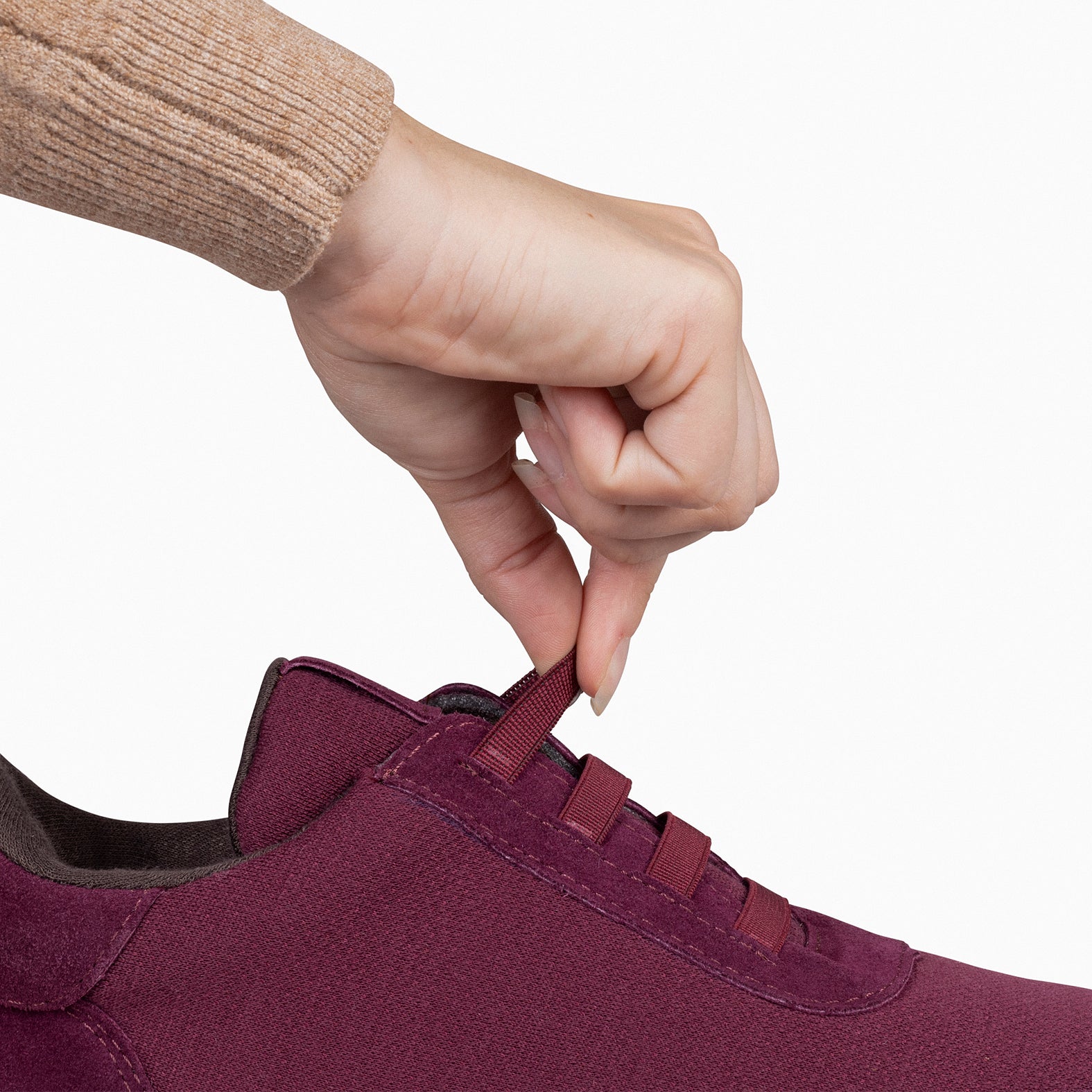 LIGHT - zapatilla running de Mujer BURDEOS - miMaO ®