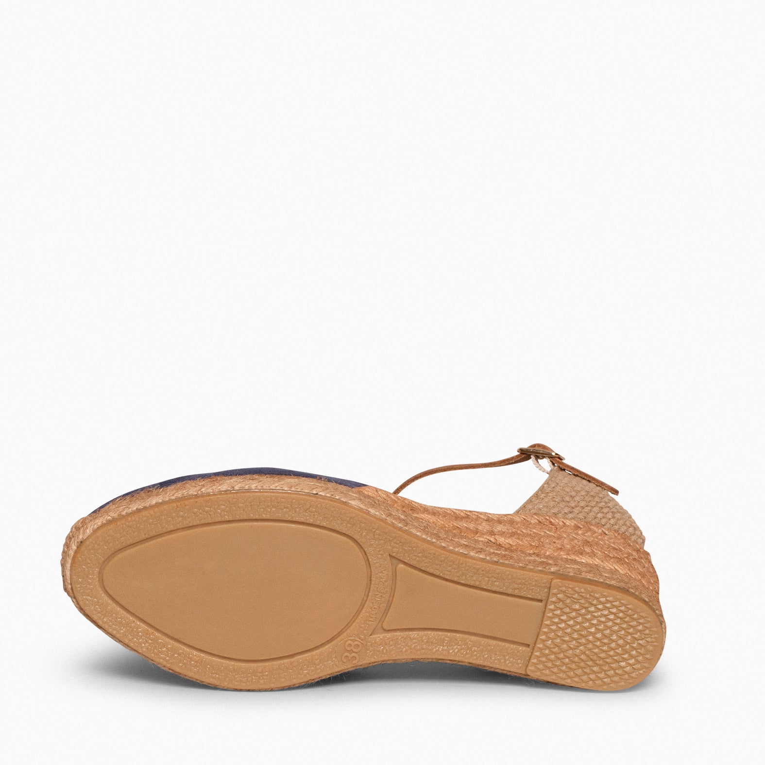 ALTEA - Espadrilles à talon compensé BLEU MARINE