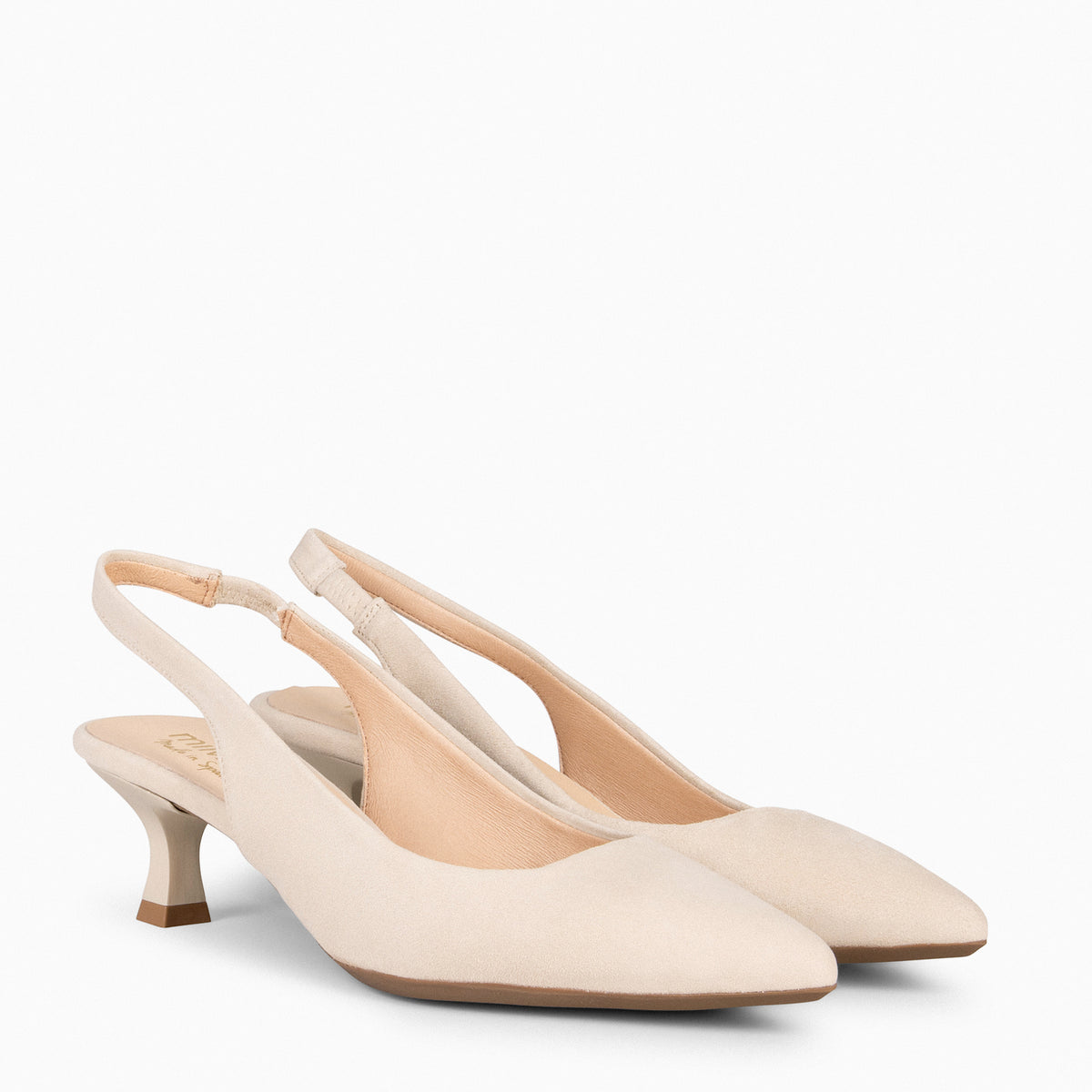 KITTEN DESTALONADO – Zapatos de Tacón acampanado BEIGE