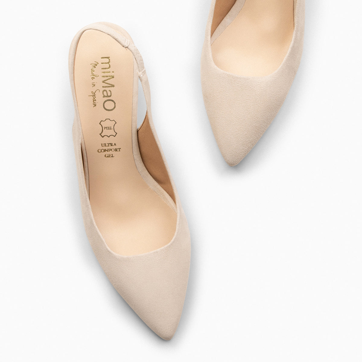 KITTEN DESTALONADO – Zapatos de Tacón acampanado BEIGE