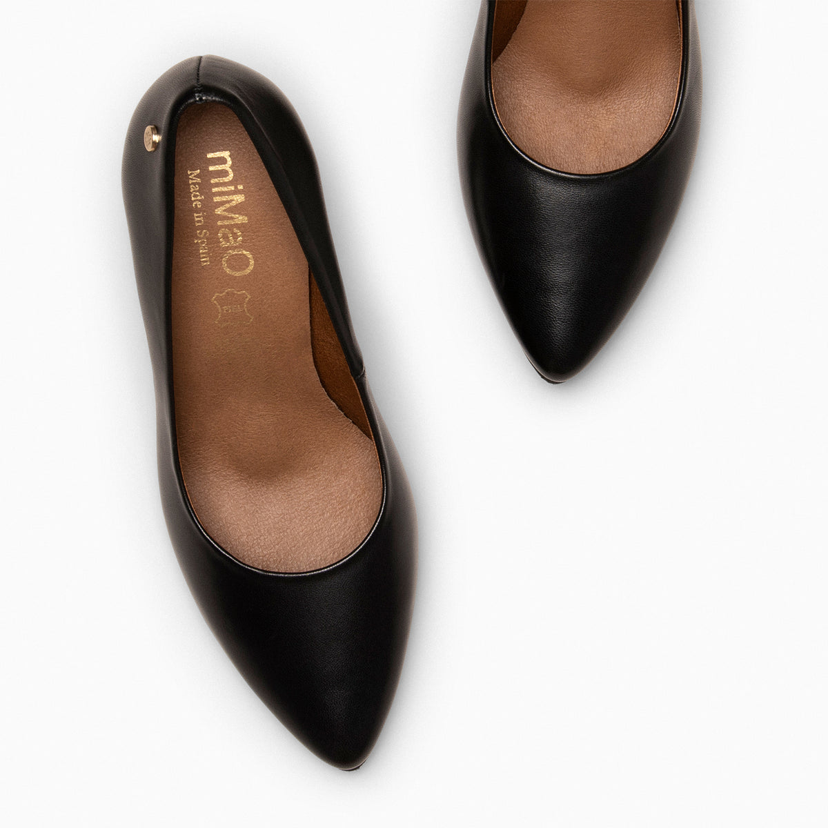 URBAN SALON – BLACK nappa leather high heel