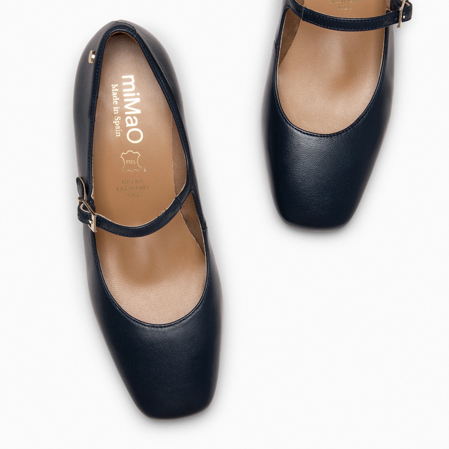 BELLA - Zapatos con pulsera y puntera cuadrada MARINO - miMaO ®