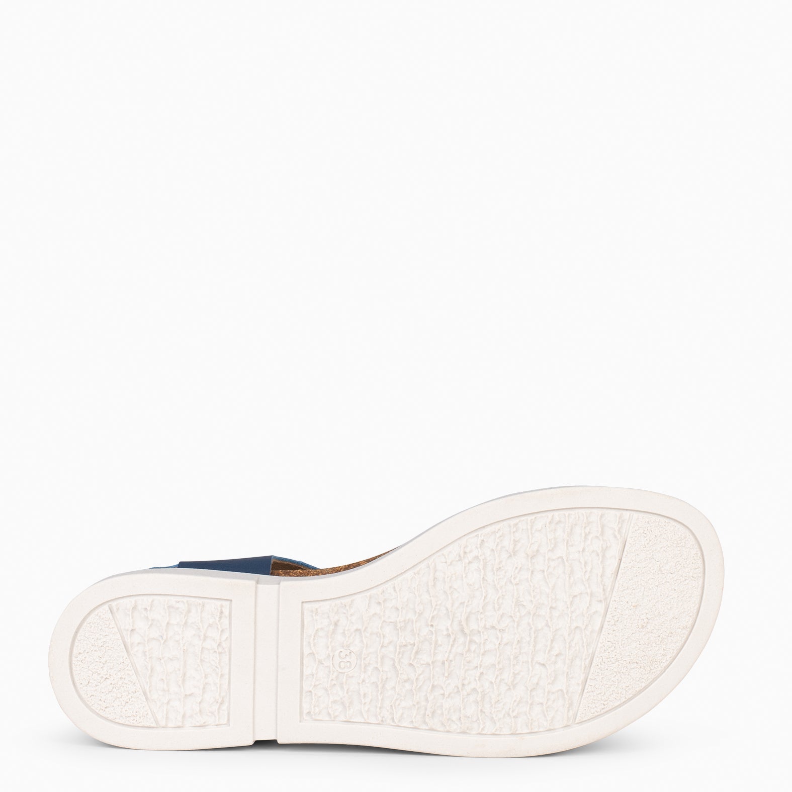 ARALIA - Sandalias planas con tiras de velcro MARINO - miMaO ®
