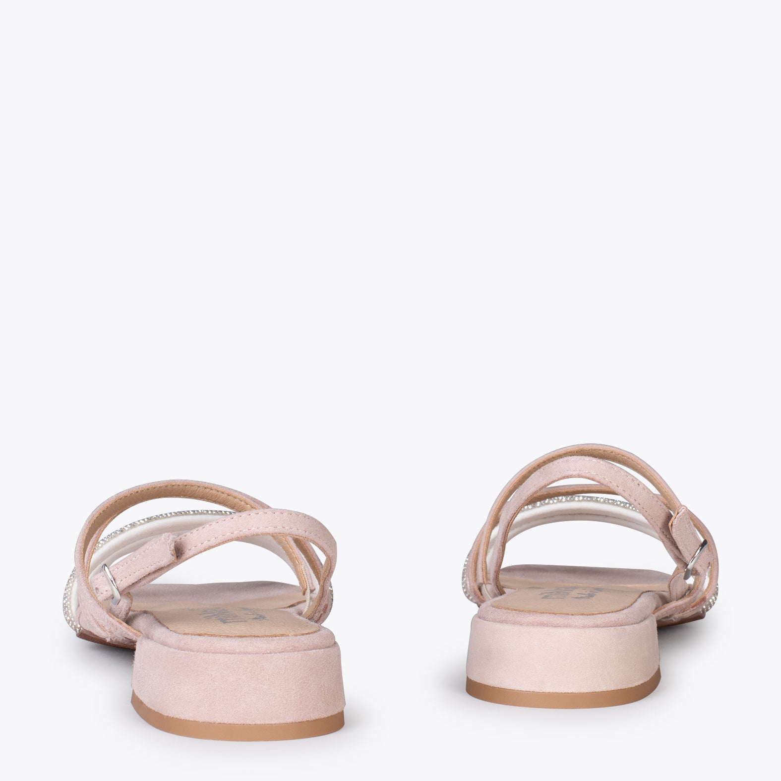 OSLO - Sandalias planas NUDE