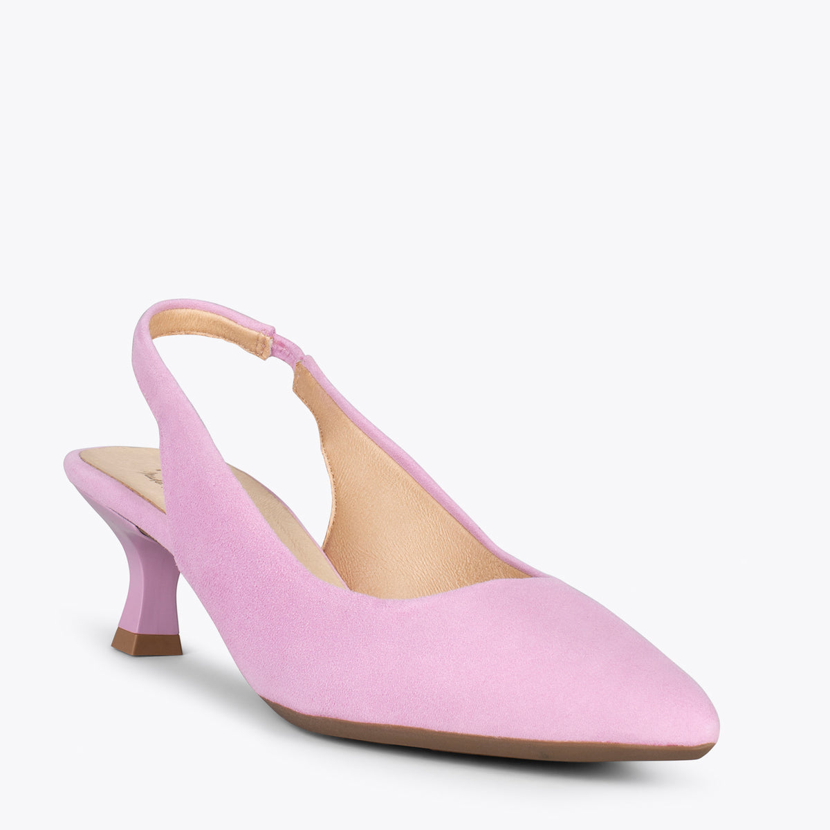 KITTEN DESTALONADO – Zapatos de tacón acampanado ROSA