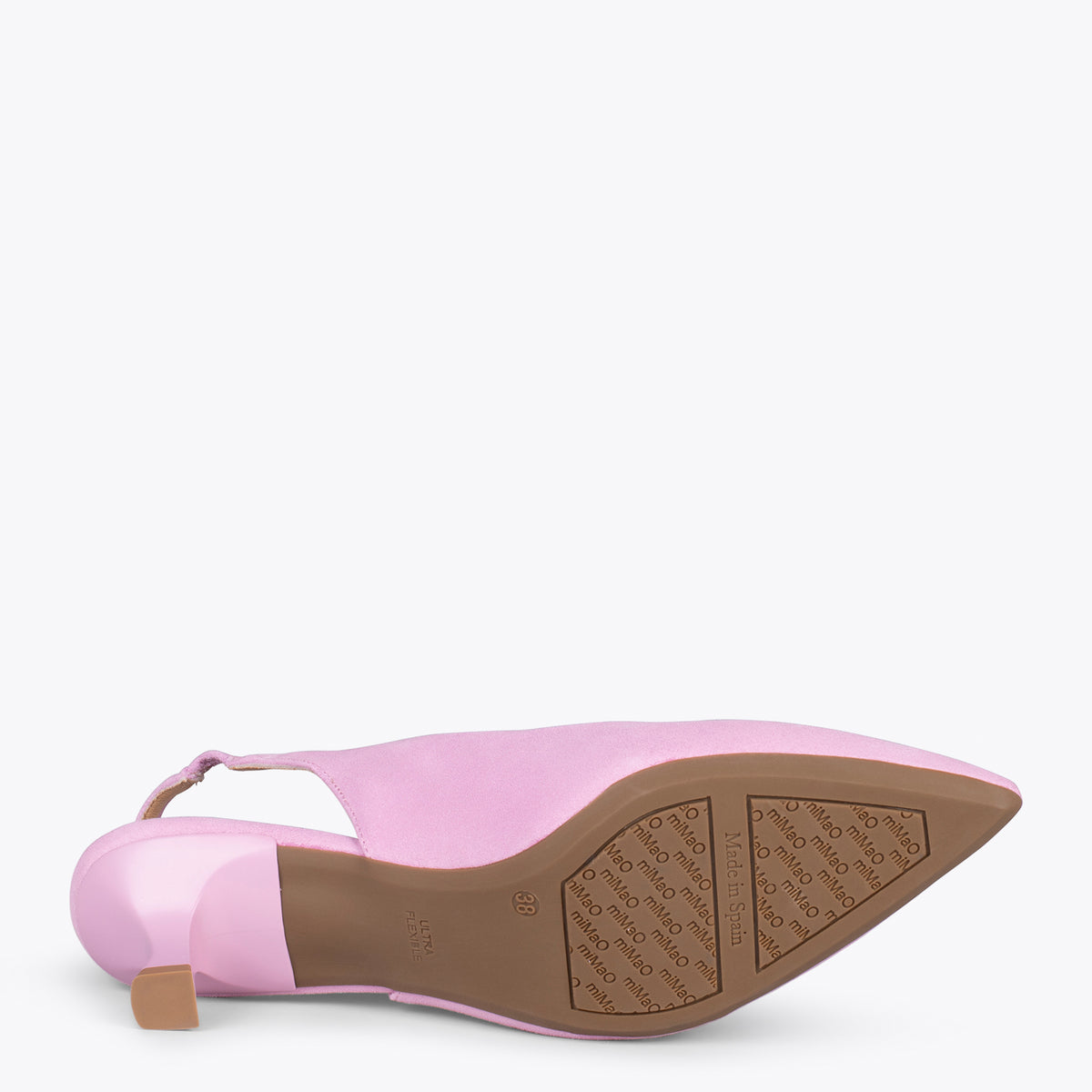 KITTEN DESTALONADO – Zapatos de tacón acampanado ROSA