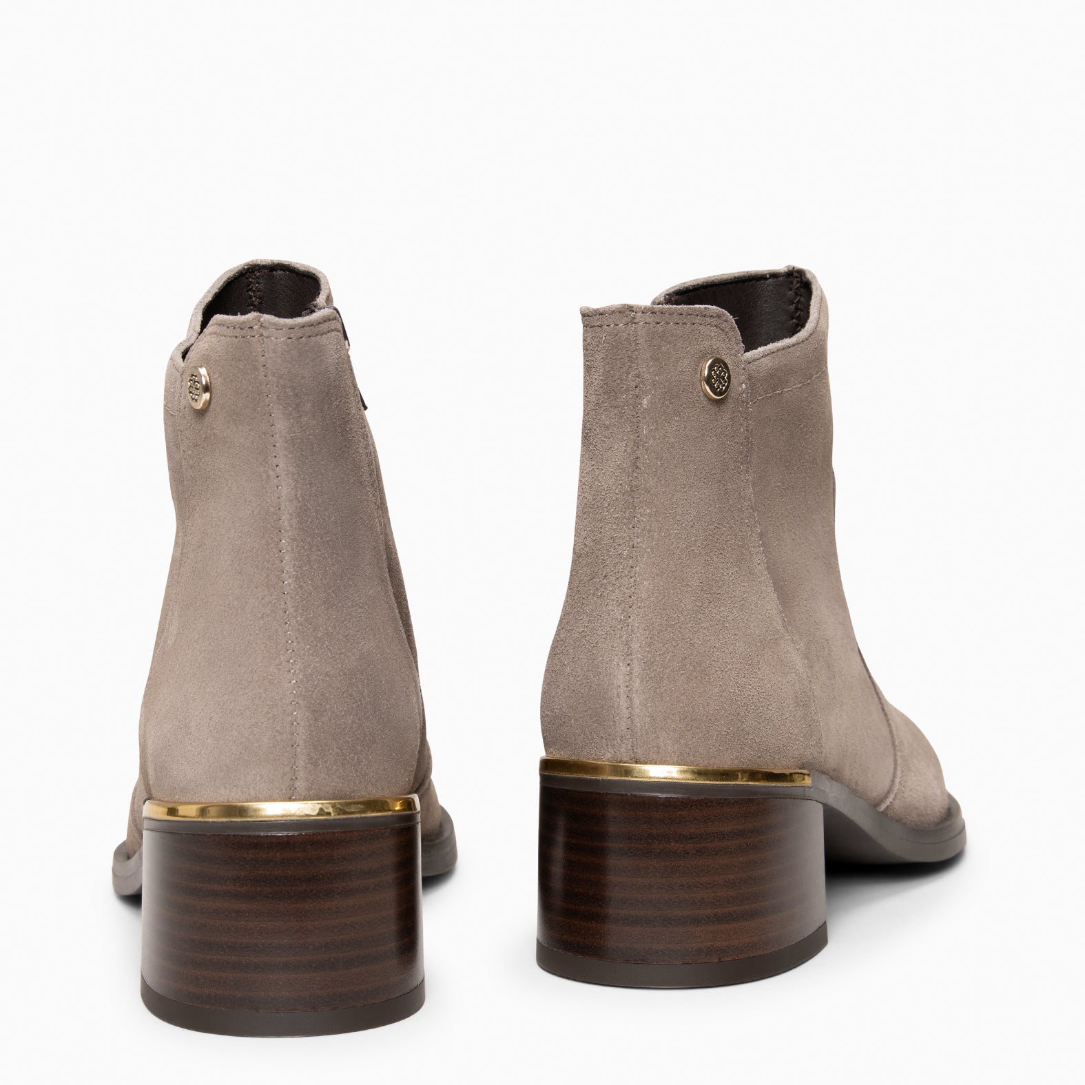 NIXIE – botines de tacón bajo para mujer TAUPE - miMaO ®