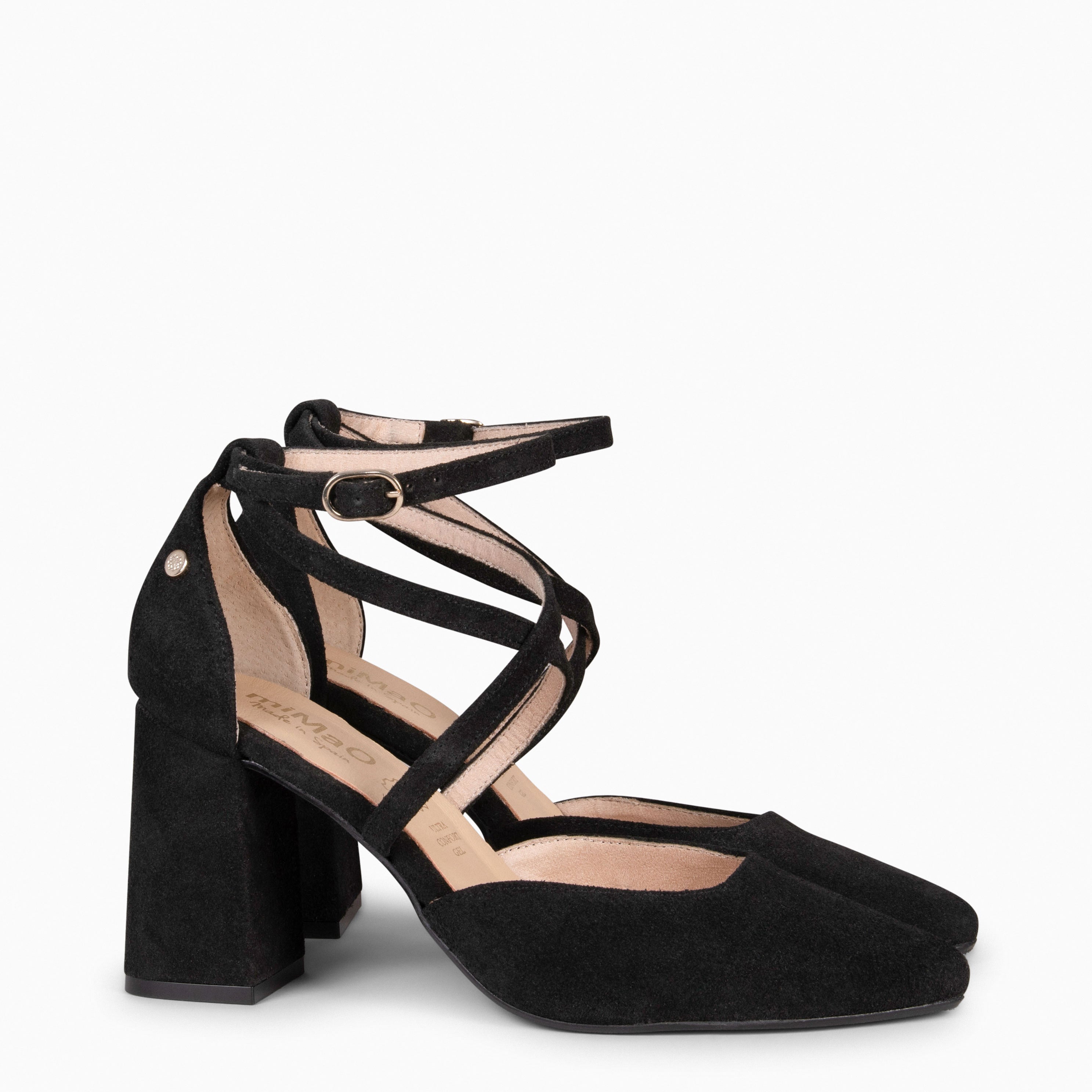 ARIEL - Zapato de tacón ancho NEGRO - miMaO ®