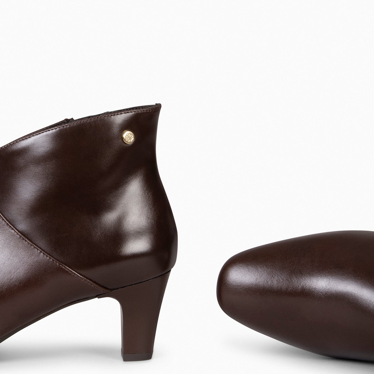 LADY - Botines napa mujer MARRON - miMaO ®