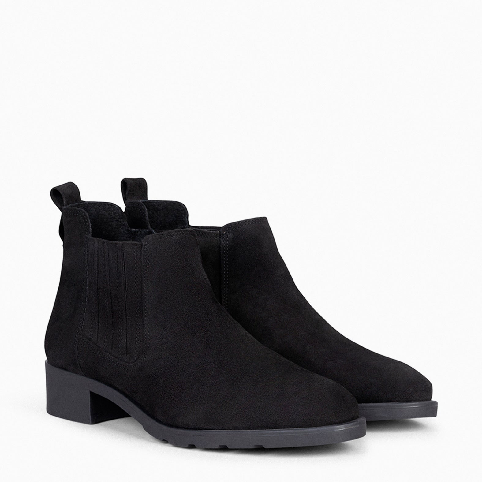 OHIO – BLACK Women low heel booties