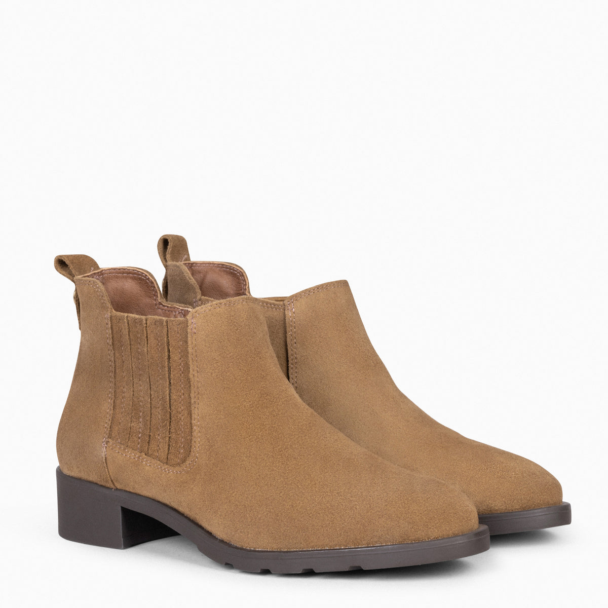 OHIO – CAMEL Women low heel booties