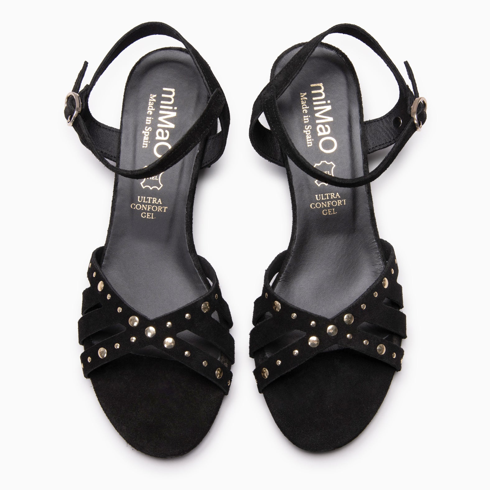 DAISY - BLACK Mid-heel sandals