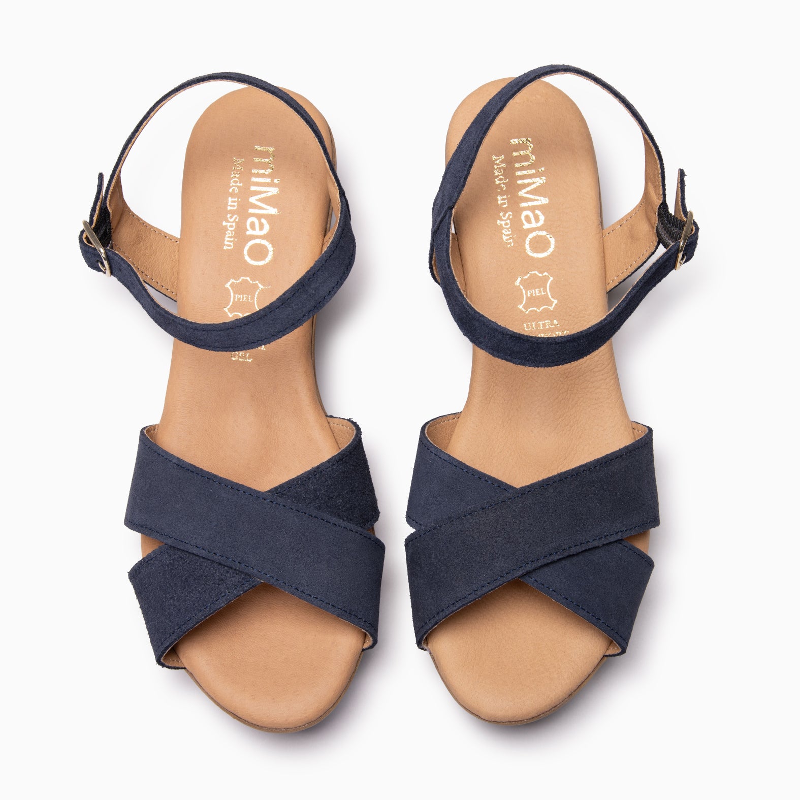 MAR - NAVY CASUAL WEDGE SANDALS