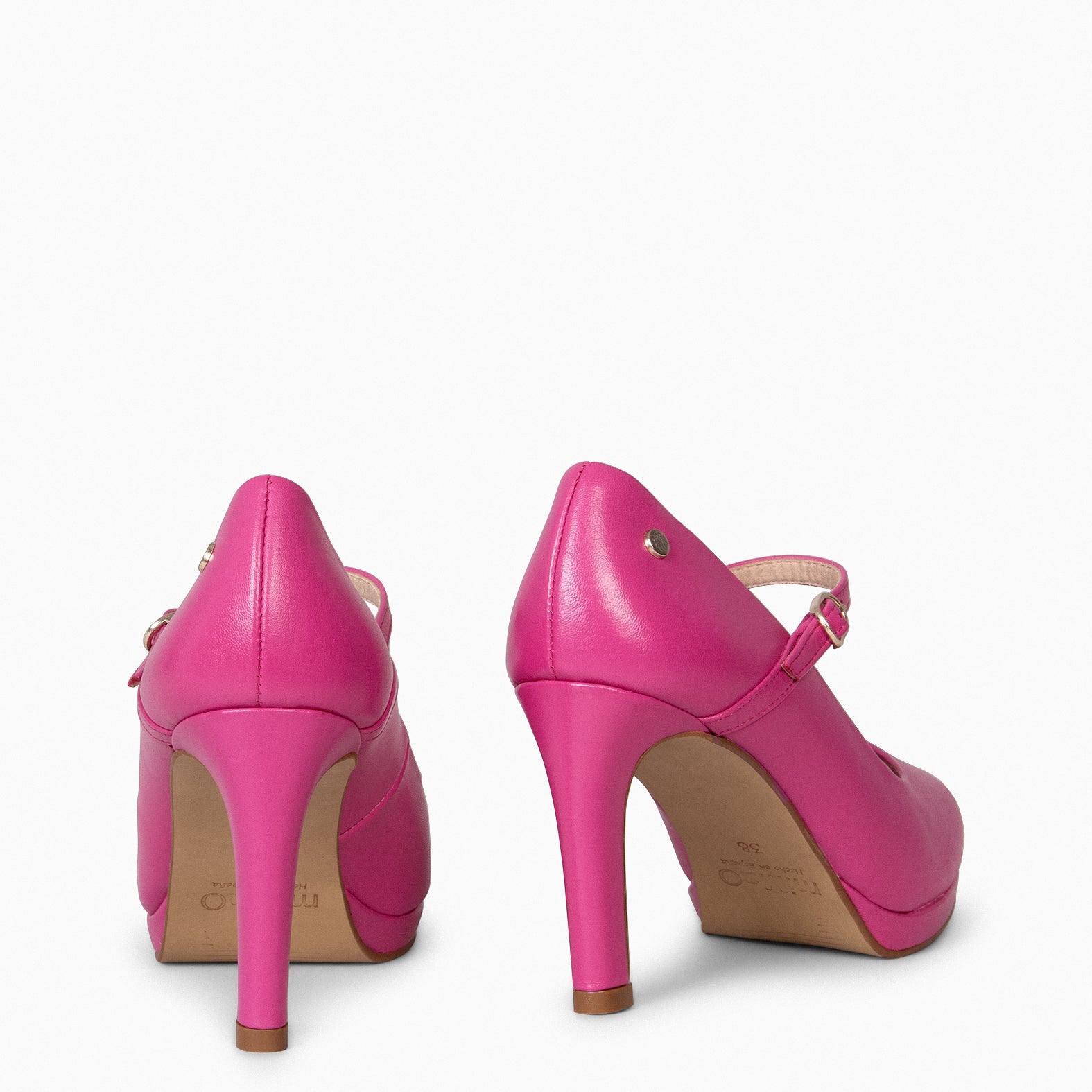 CASSIS - Zapato Peep Toe con correa FUCSIA - miMaO ®