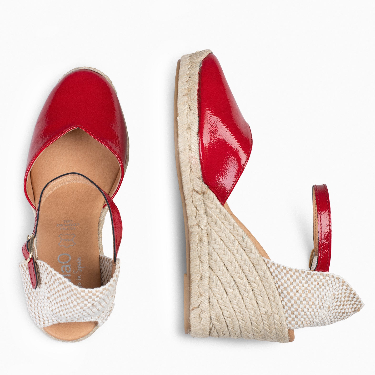 NERJA CHAROL – Cuñas de Esparto altas ROJO - miMaO ®