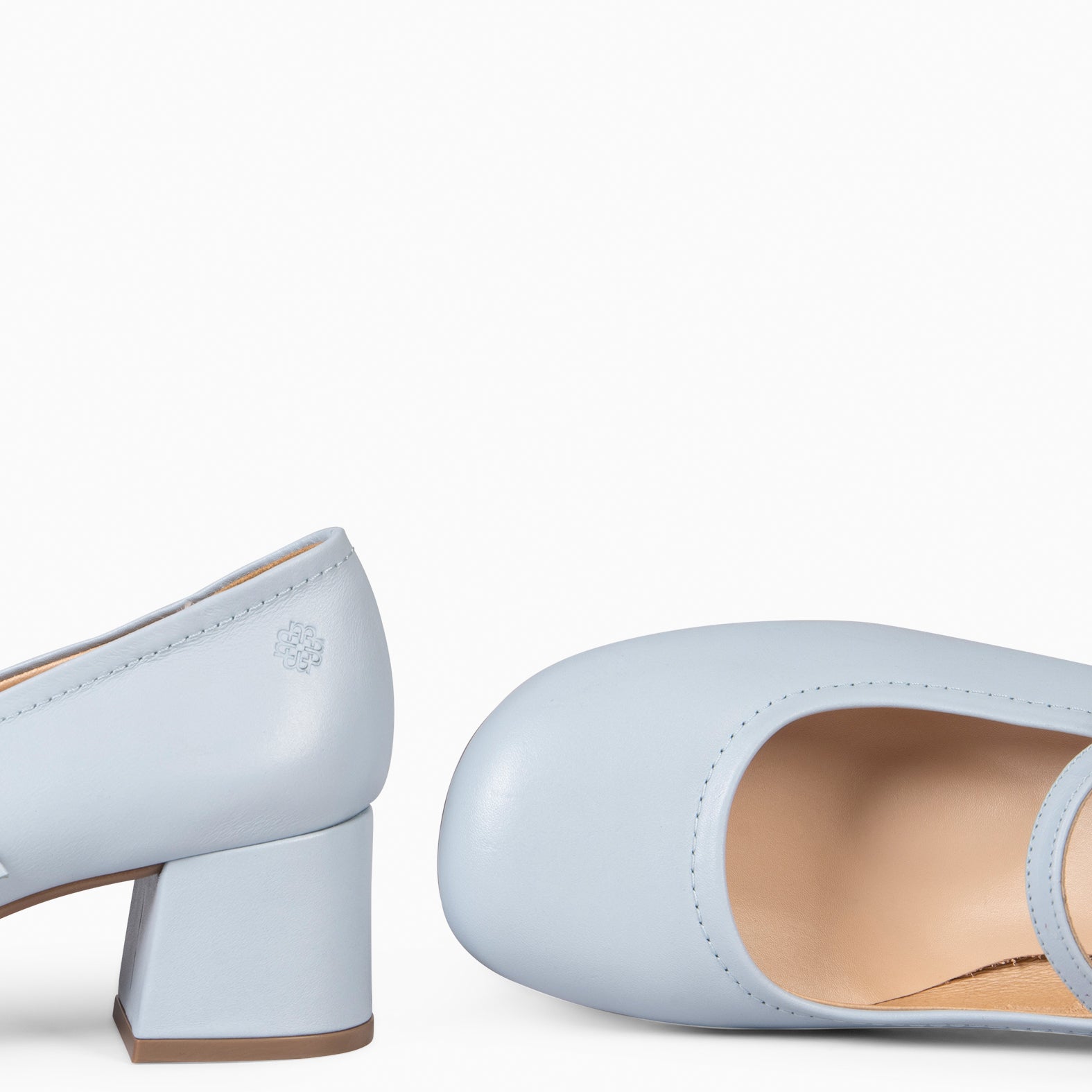 ROSALÍA - MERCEDITAS DE TACÓN ESTILO BARESOFT AZUL - miMaO ®