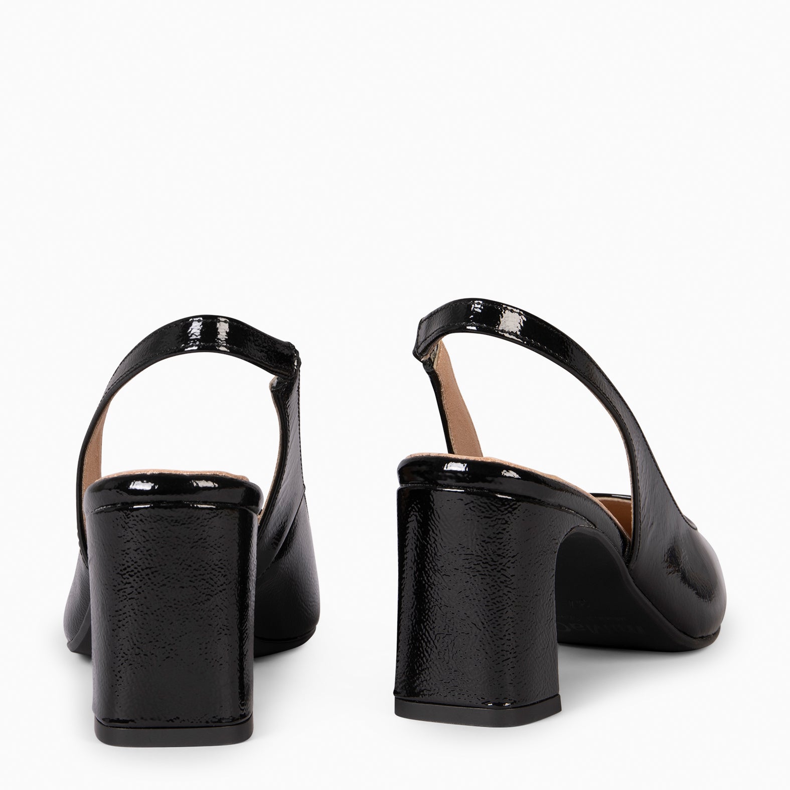 MIRIAM - Zapato destalonado NEGRO - miMaO ®