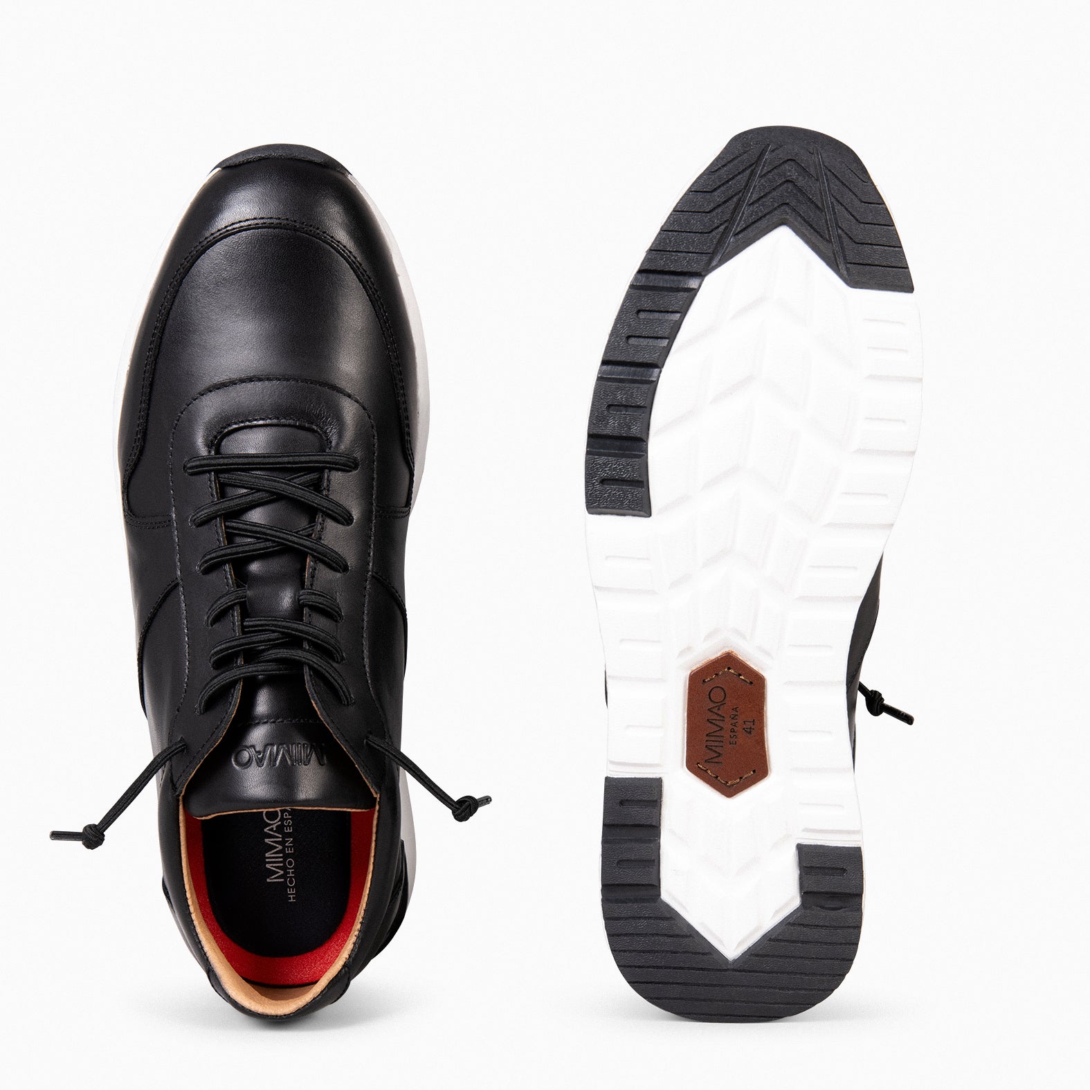 CORTÉS – Zapatillas NEGRA de hombre - miMaO ®