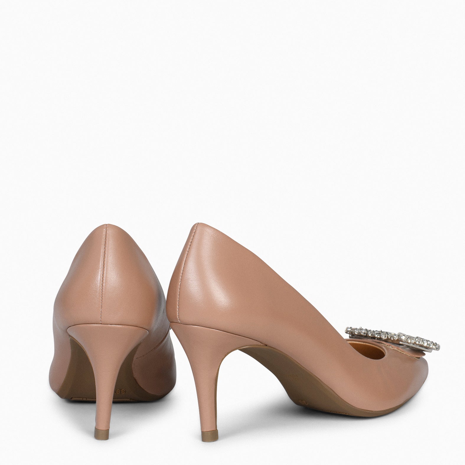 ELLA – MAKE-UP stiletto heels with brooch
