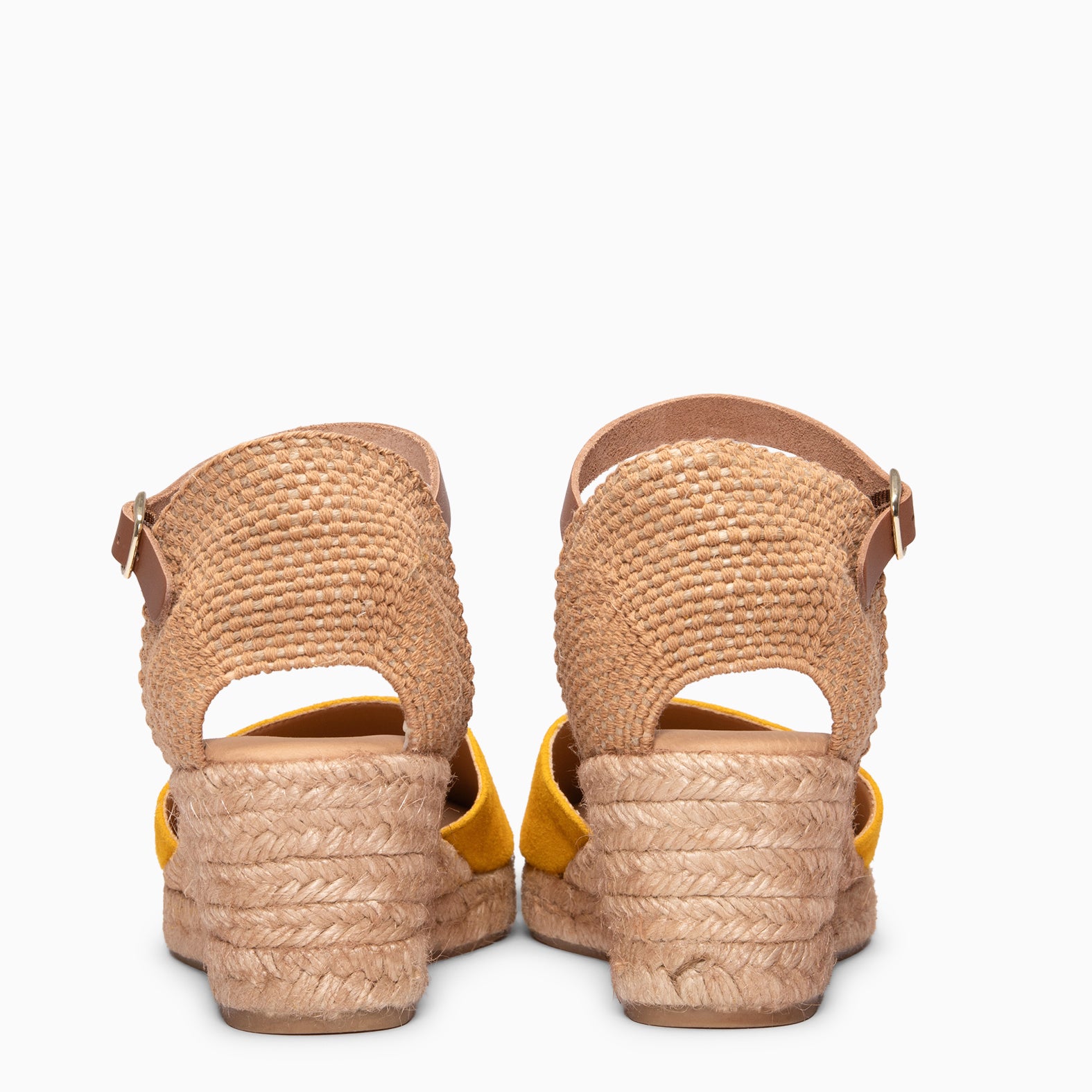 ALTEA - YELLOW MID-WEDGE ESPADRILLE