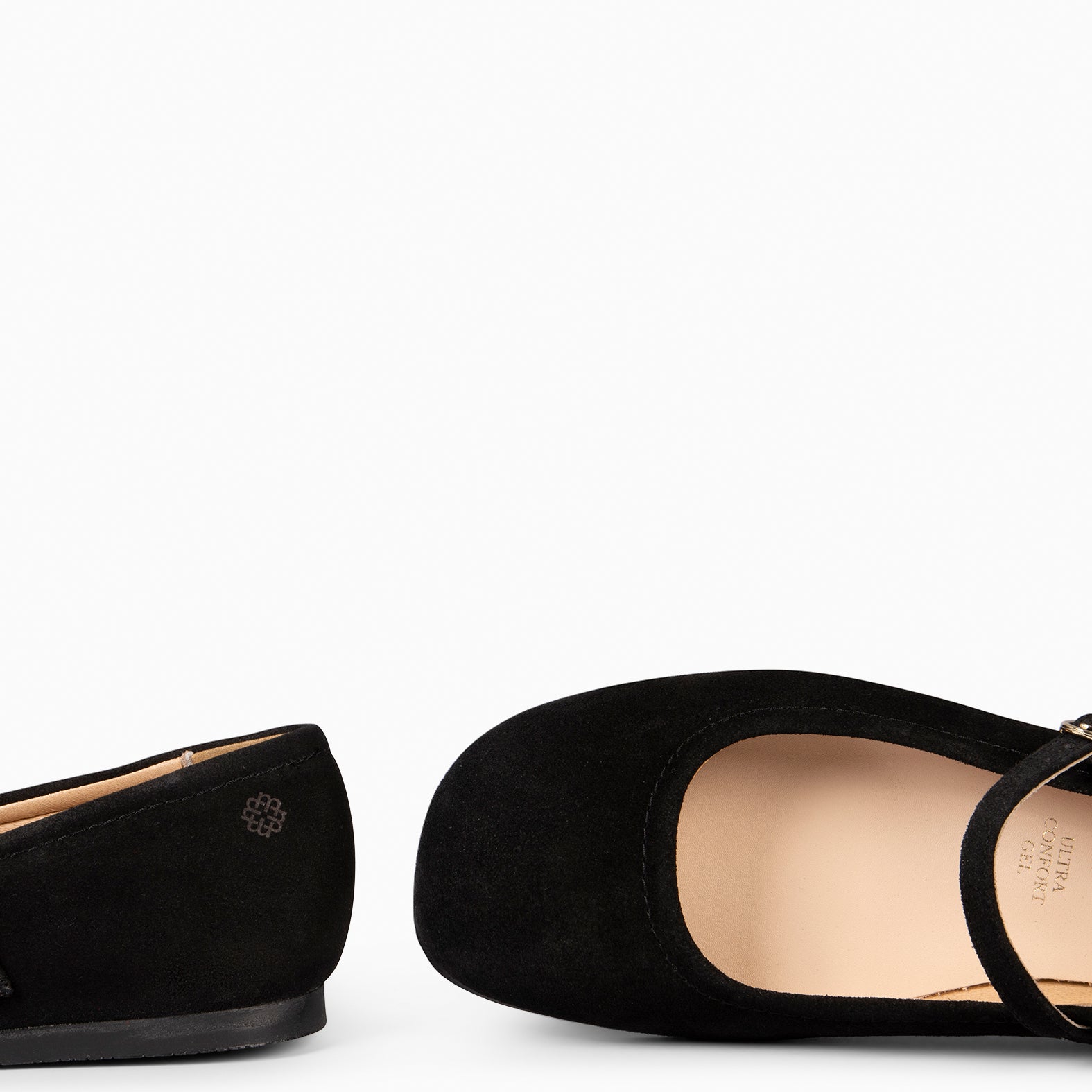 JAZMÍN - MERCEDITA PLANA ESTILO BARESOFT NEGRO - miMaO ®