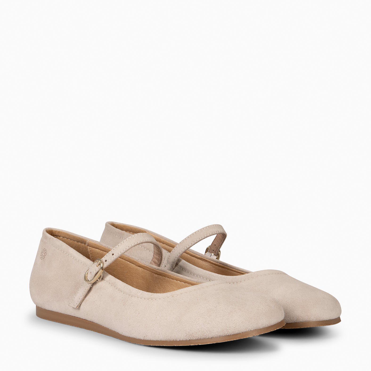 JAZMÍN - MERCEDITA PLANA ESTILO BARESOFT BEIGE - miMaO ®