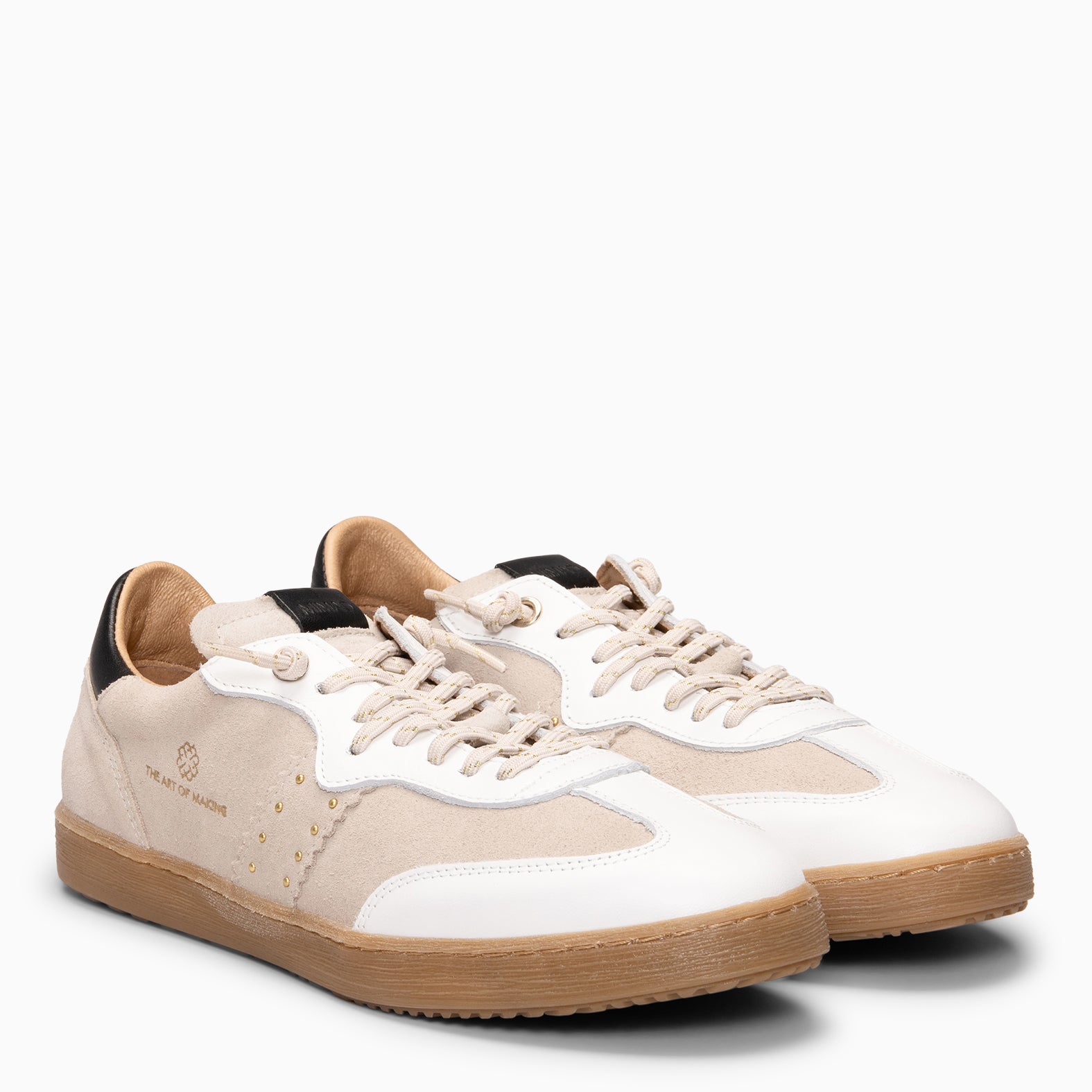STÜDIO 01 - Baskets pour femme en cuir BLANC