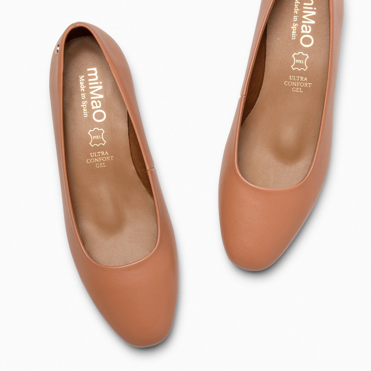 URBAN XS - Zapatos de tacón bajo CAMEL - miMaO ®