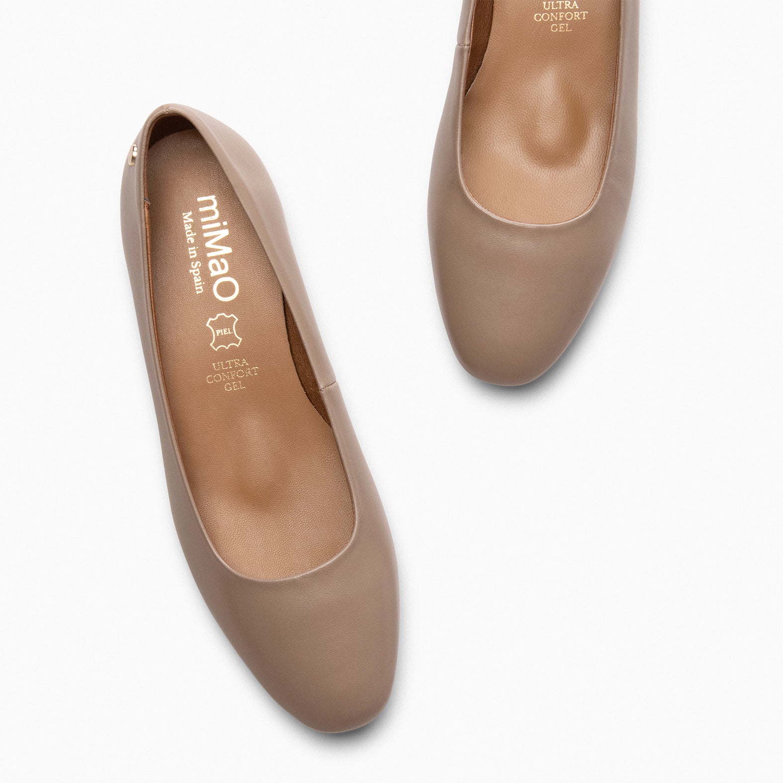 URBAN XS - Zapatos de tacón bajo TAUPE - miMaO ®