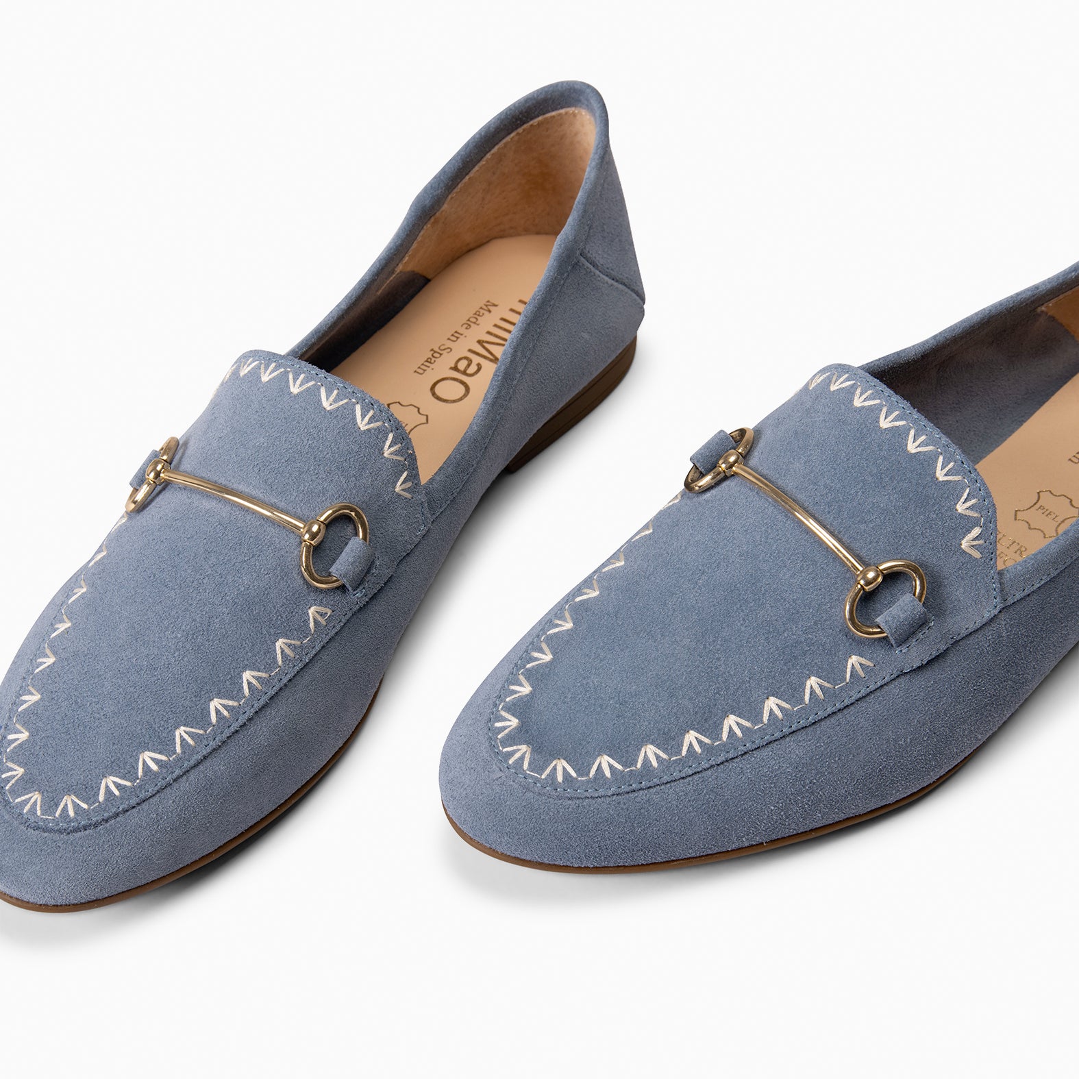 BLAKE - MOCASINES DE SERRAJE JEANS - miMaO ®