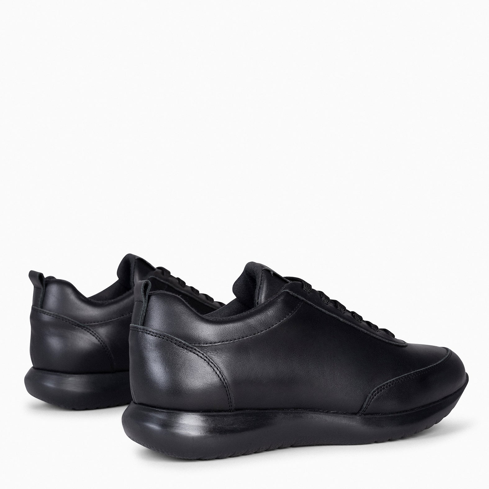 VENICE - BLACK Napa Sneakers with Removable Insole