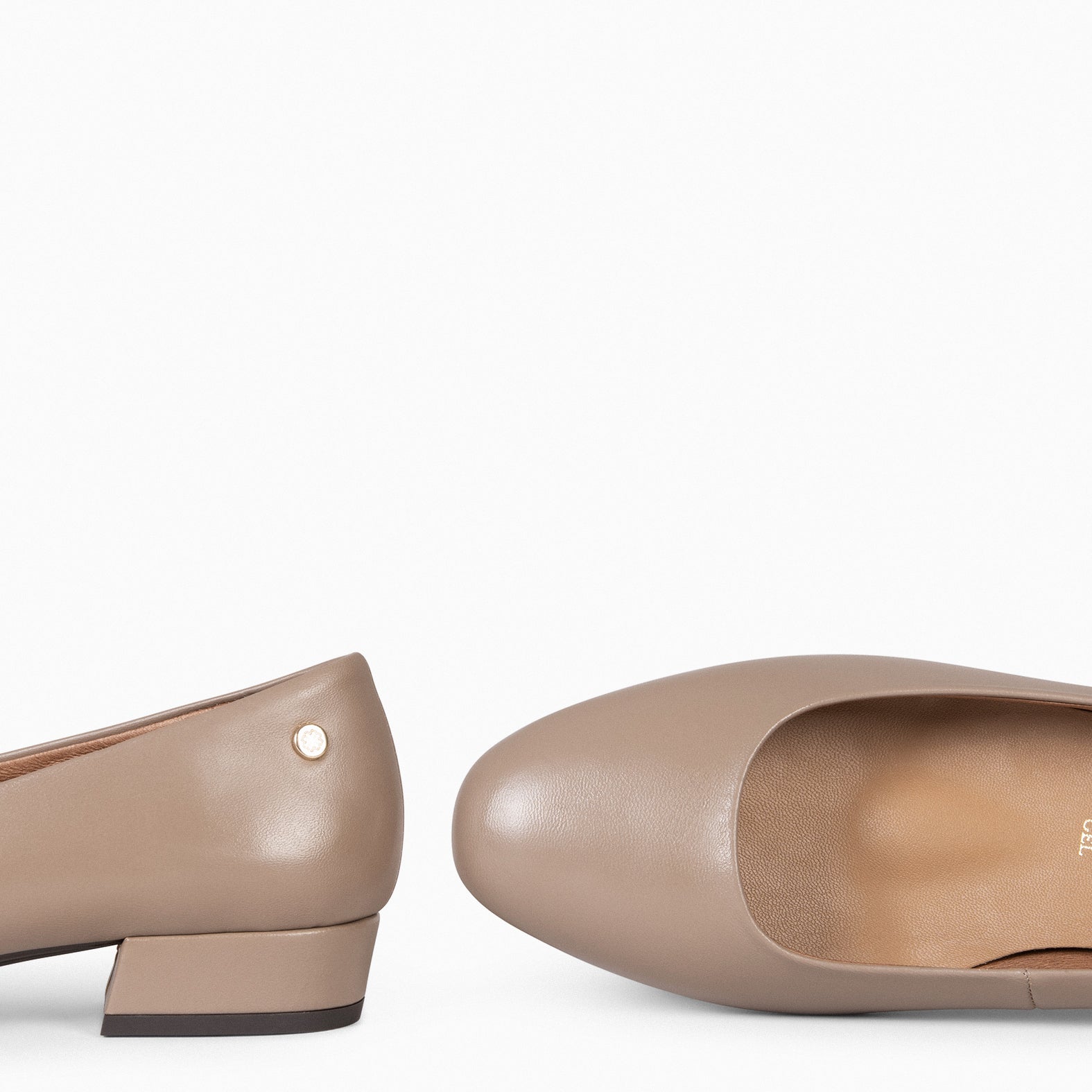 URBAN XS - Zapatos de tacón bajo TAUPE - miMaO ®